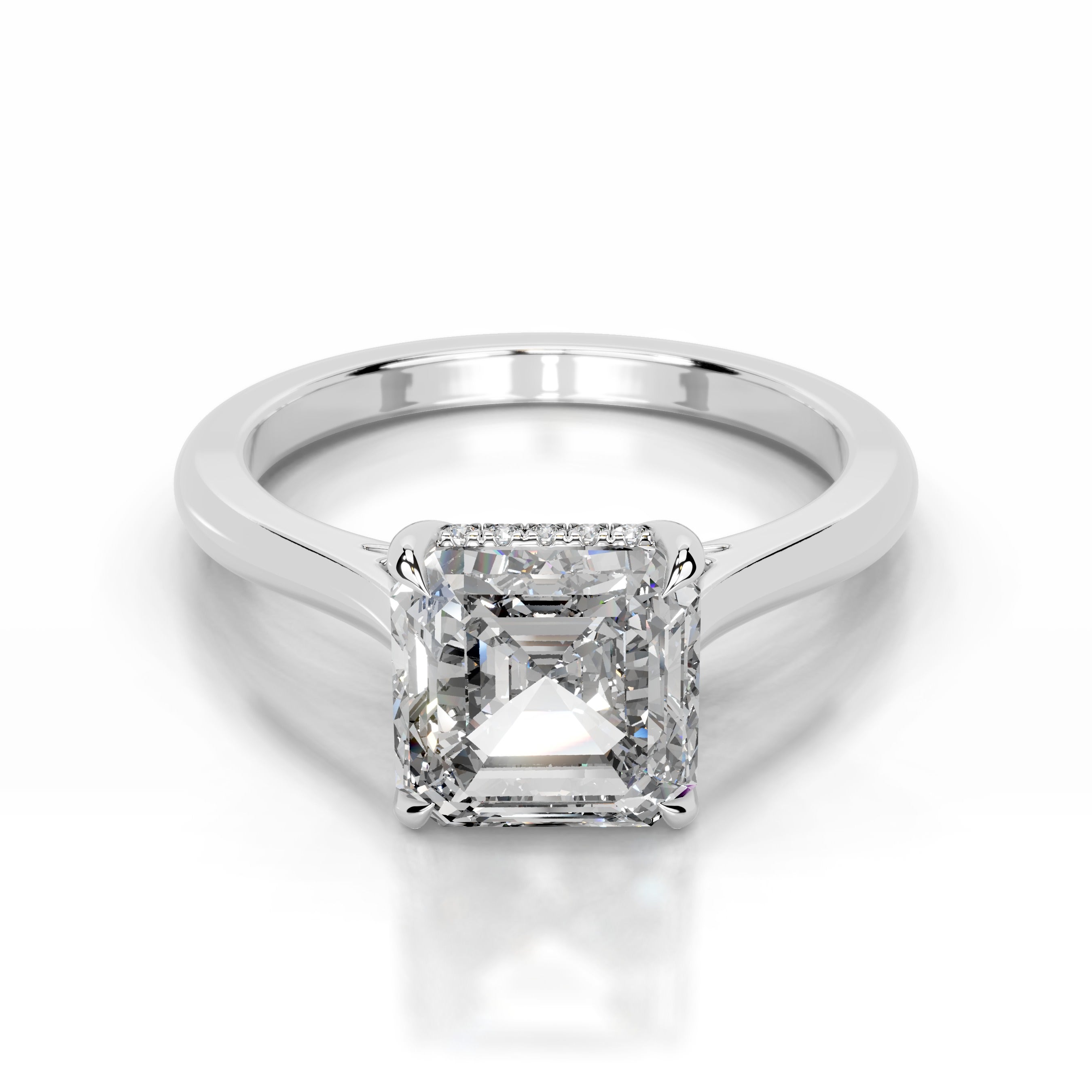 Hilda Lab Grown Diamond Ring - 14K White Gold