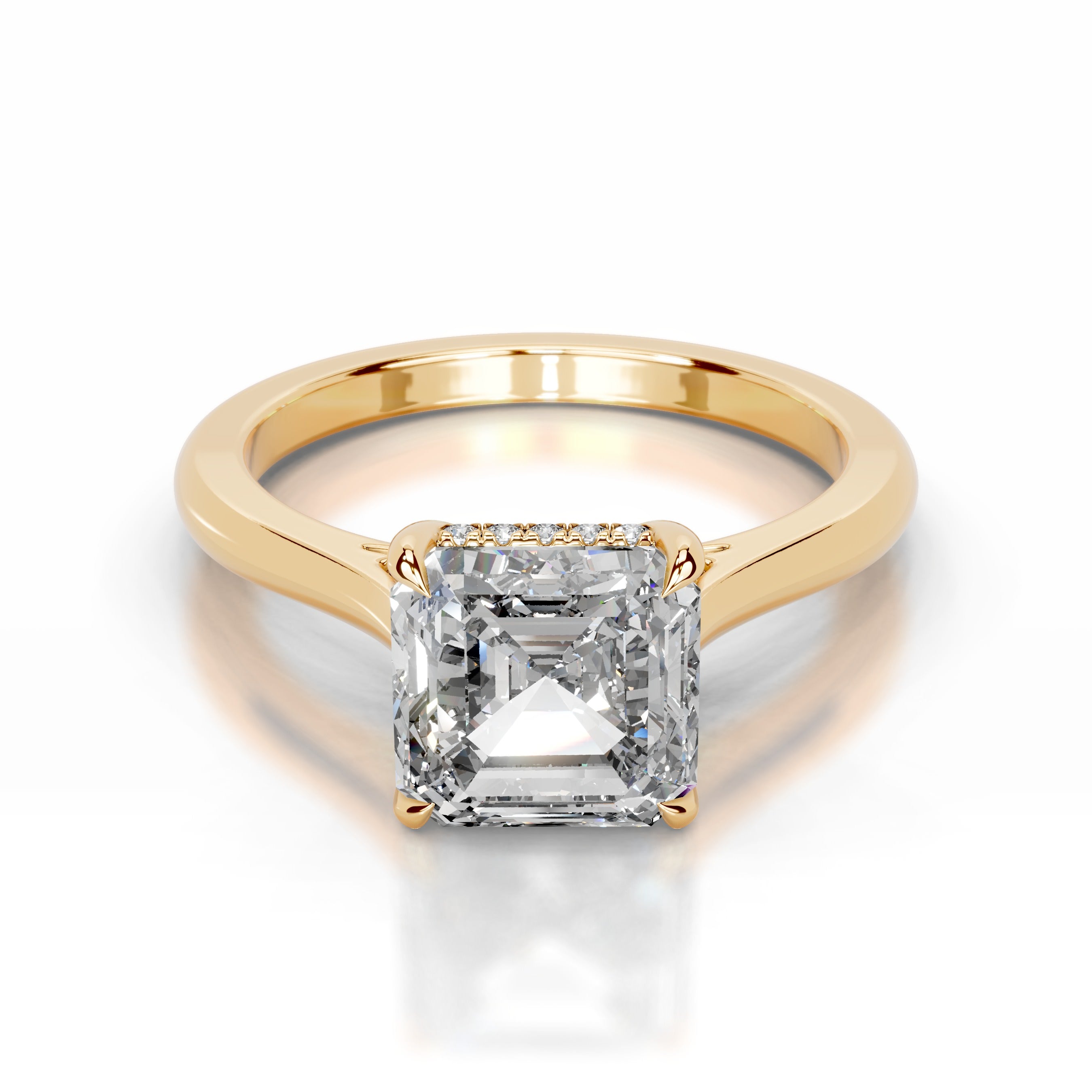 Hilda Lab Grown Diamond Ring - 18K Yellow Gold