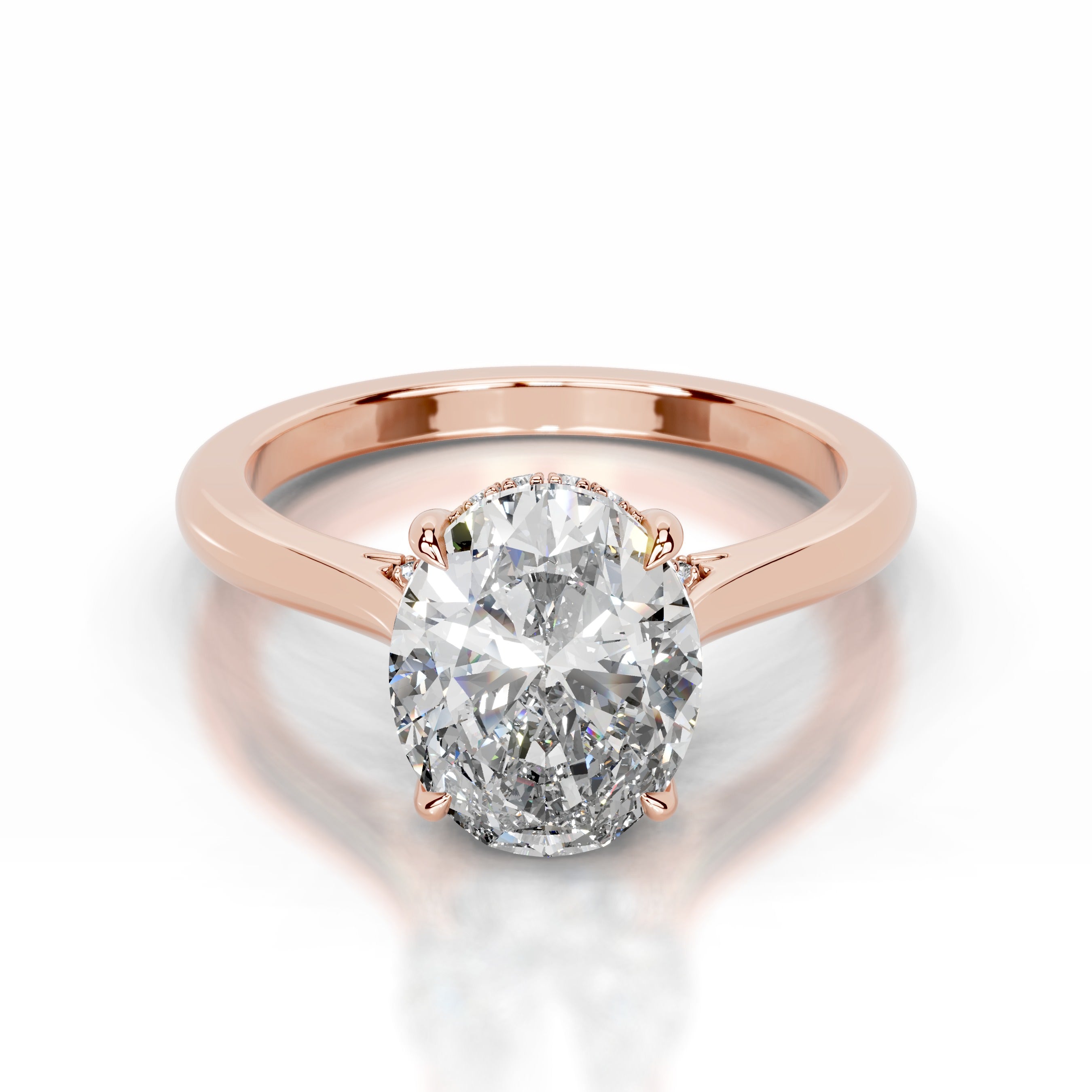 Bahia Lab Grown Diamond Ring - 14K Rose Gold