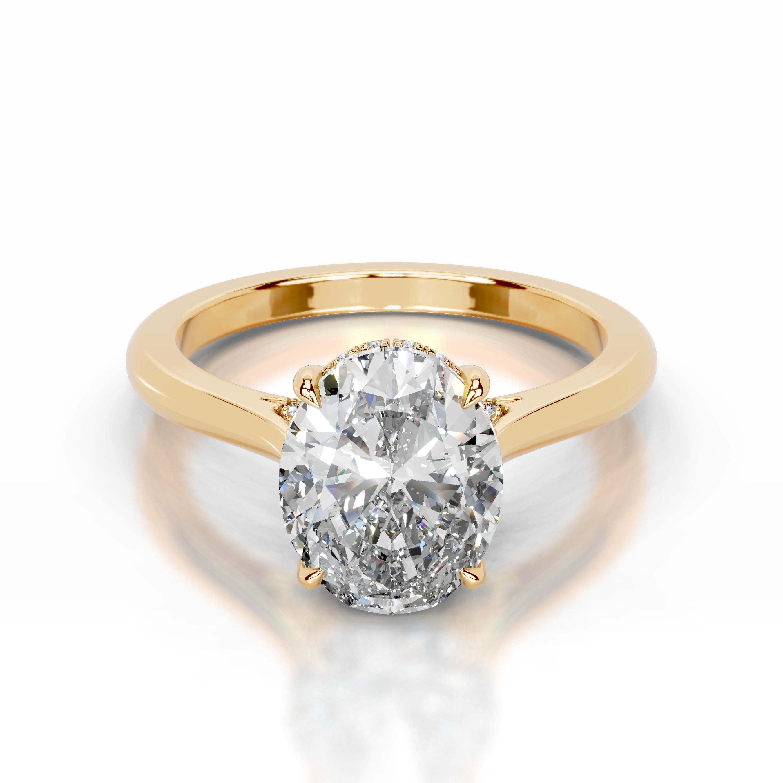 Bahia Lab Grown Diamond Ring - 18K Yellow Gold