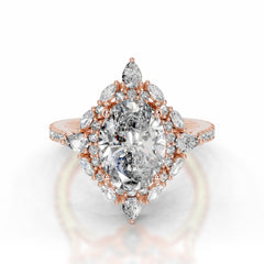 Augustina Lab Grown Diamond Ring - 14K Rose Gold