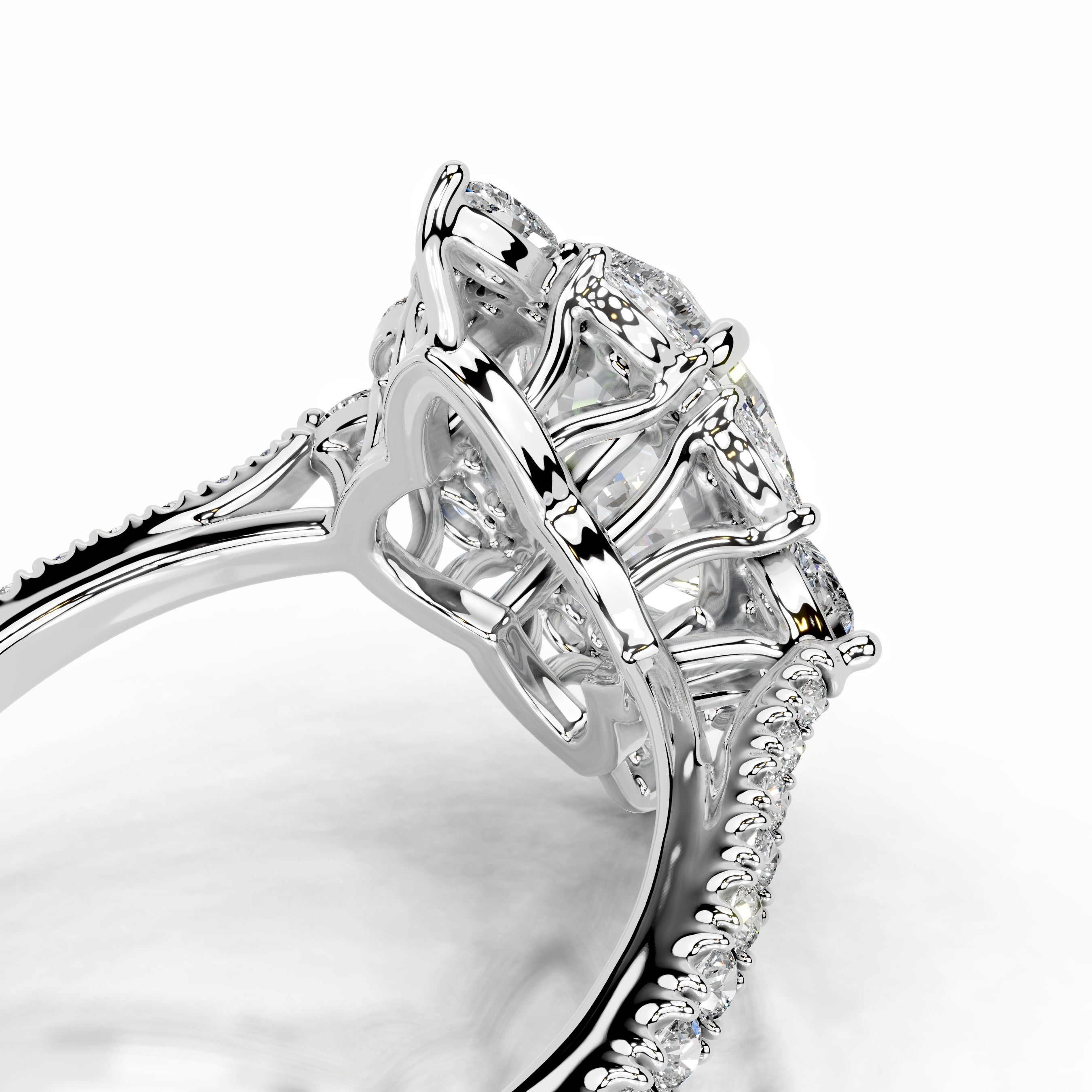 Augustina Lab Grown Diamond Ring - 14K White Gold