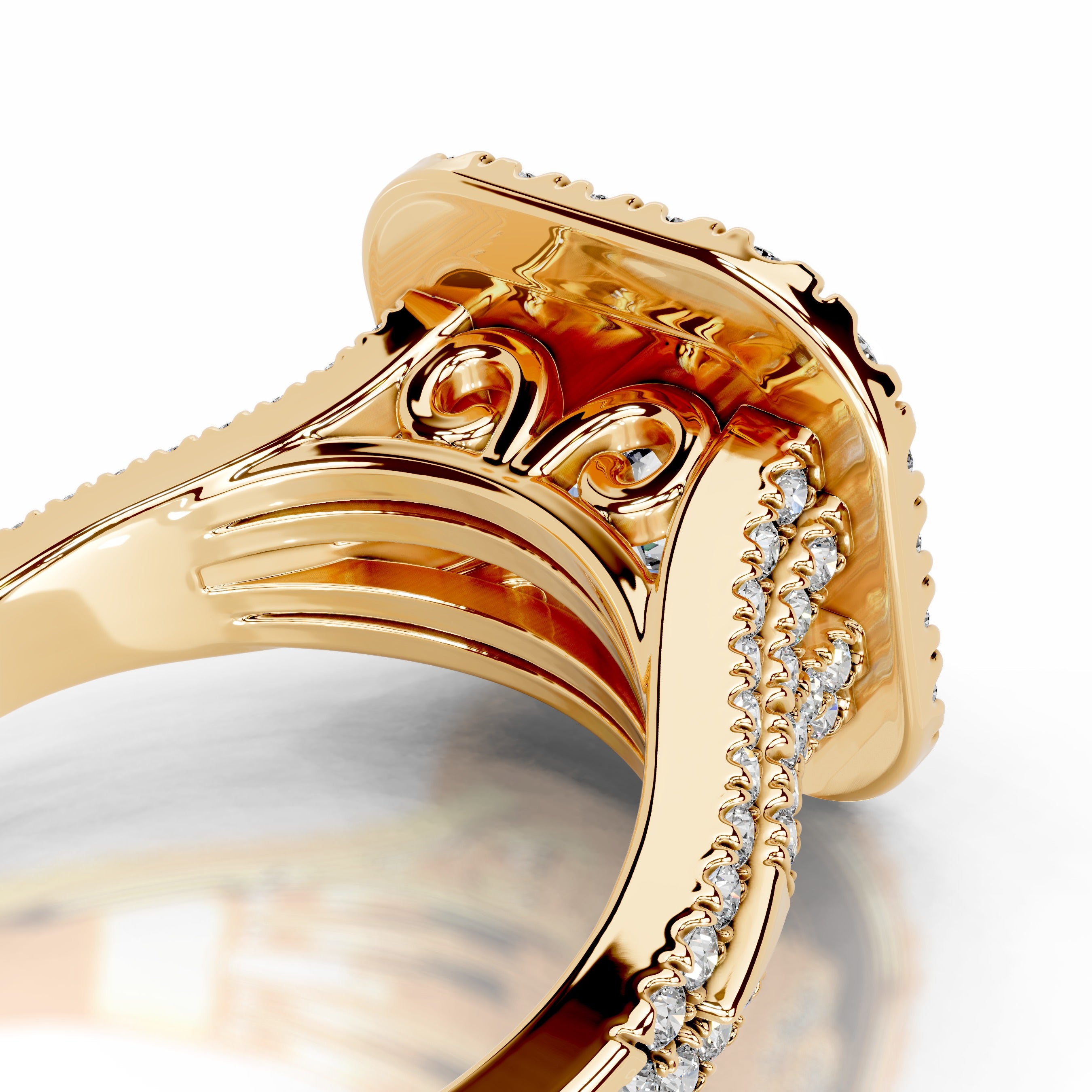 Tainara Lab Grown Diamond Ring - 18K Yellow Gold