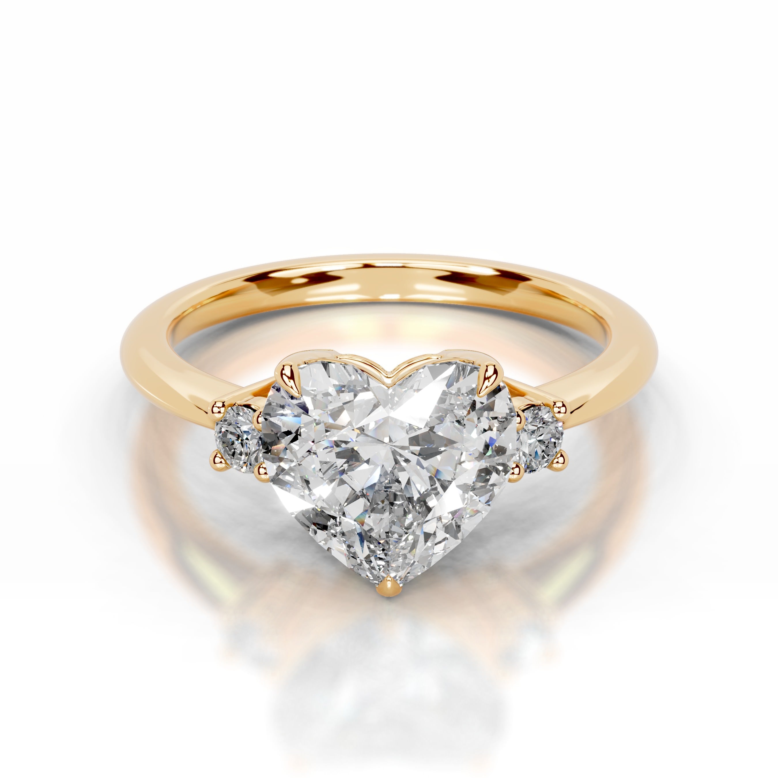 Dalila Lab Grown Diamond Ring - 18K Yellow Gold