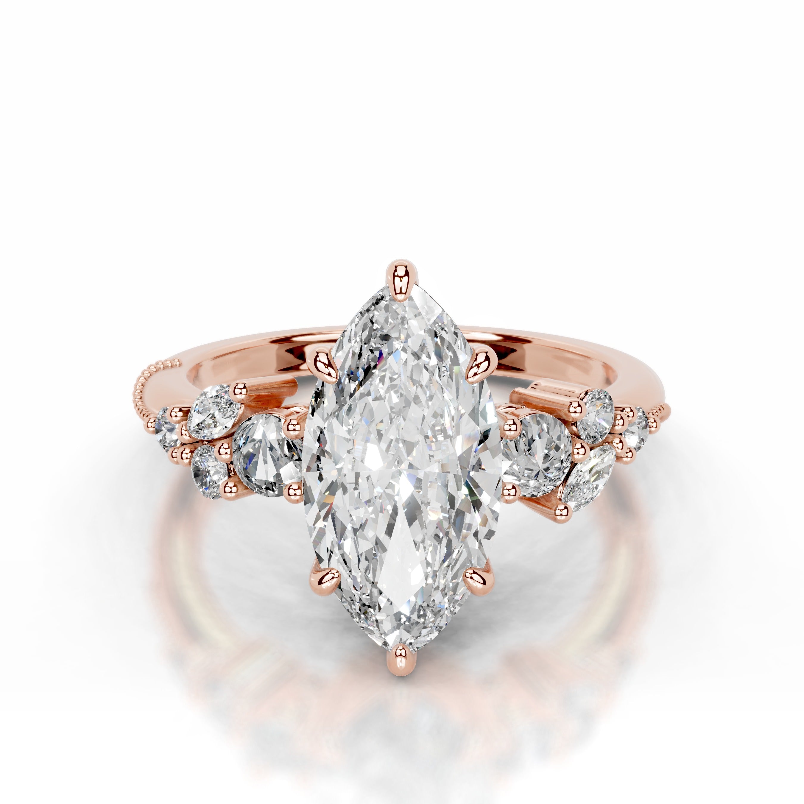 Eduarda Lab Grown Diamond Ring - 14K Rose Gold