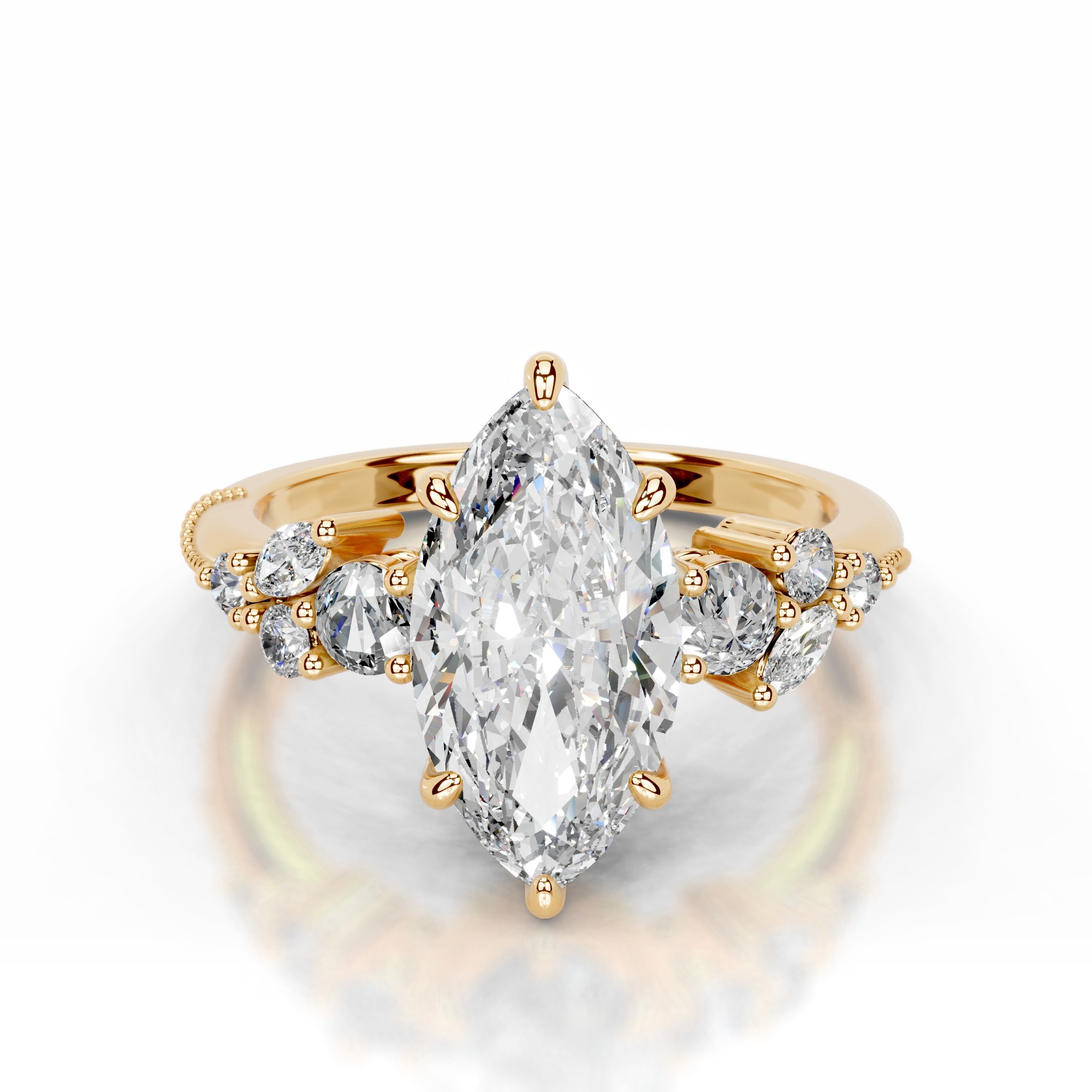 Eduarda Lab Grown Diamond Ring - 18K Yellow Gold