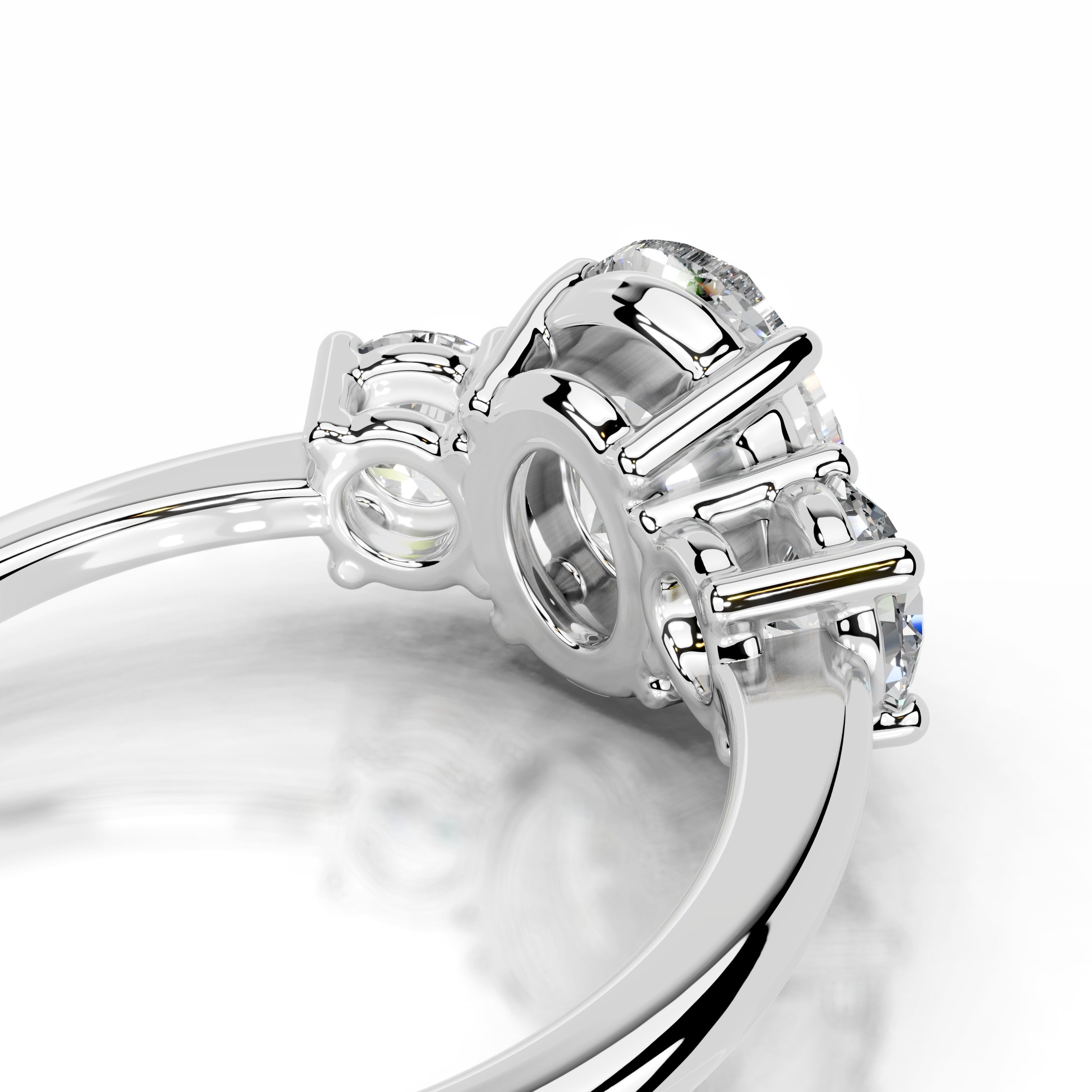 Emanuela Lab Grown Diamond Ring - 18K White Gold