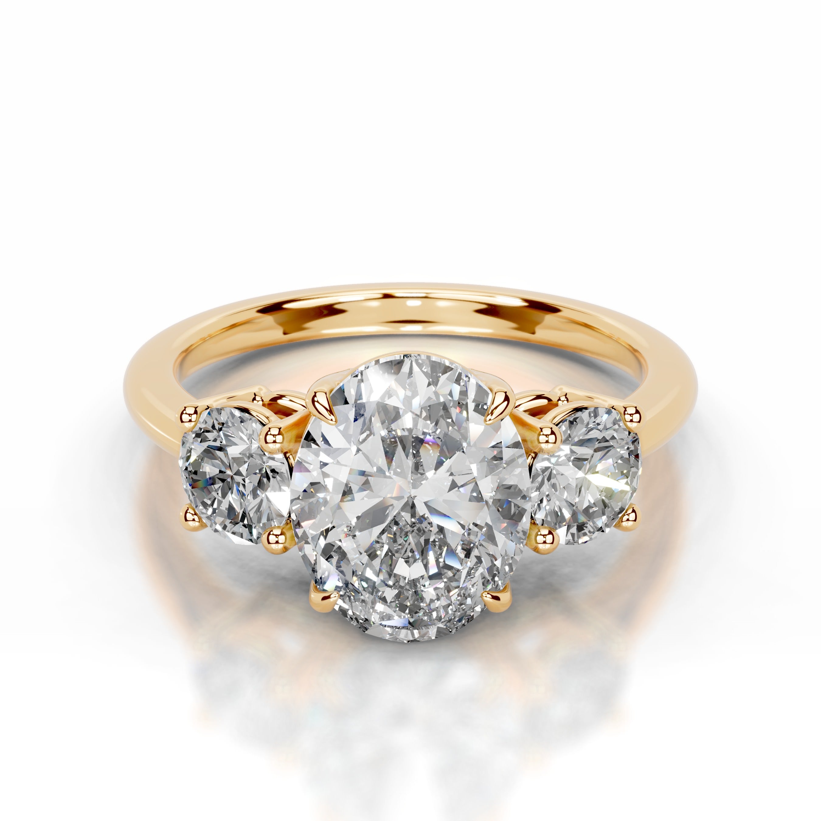 Emanuela Lab Grown Diamond Ring - 18K Yellow Gold