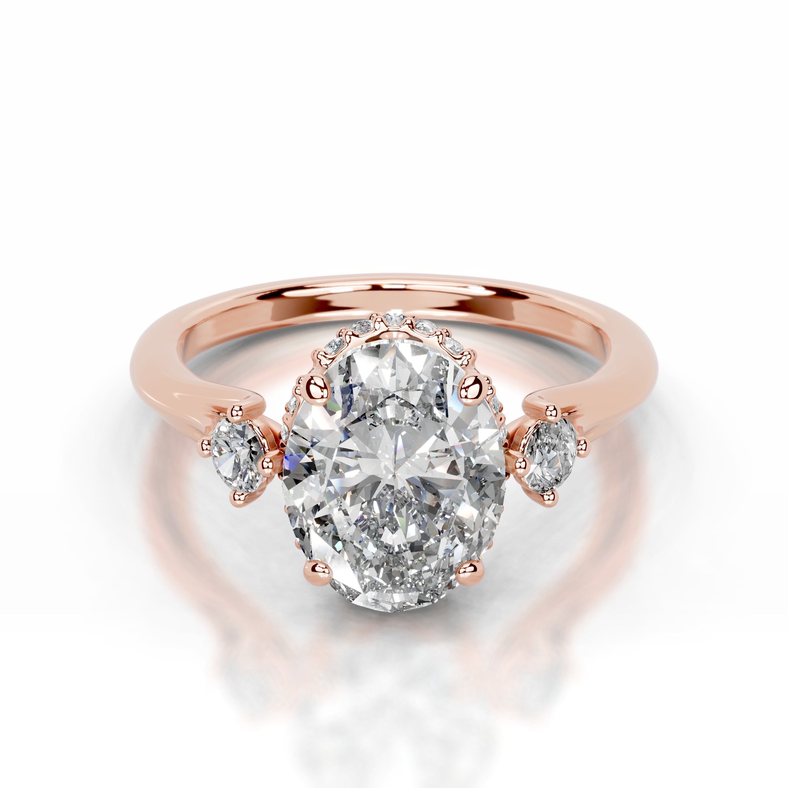 Antonia Lab Grown Diamond Ring - 14K Rose Gold