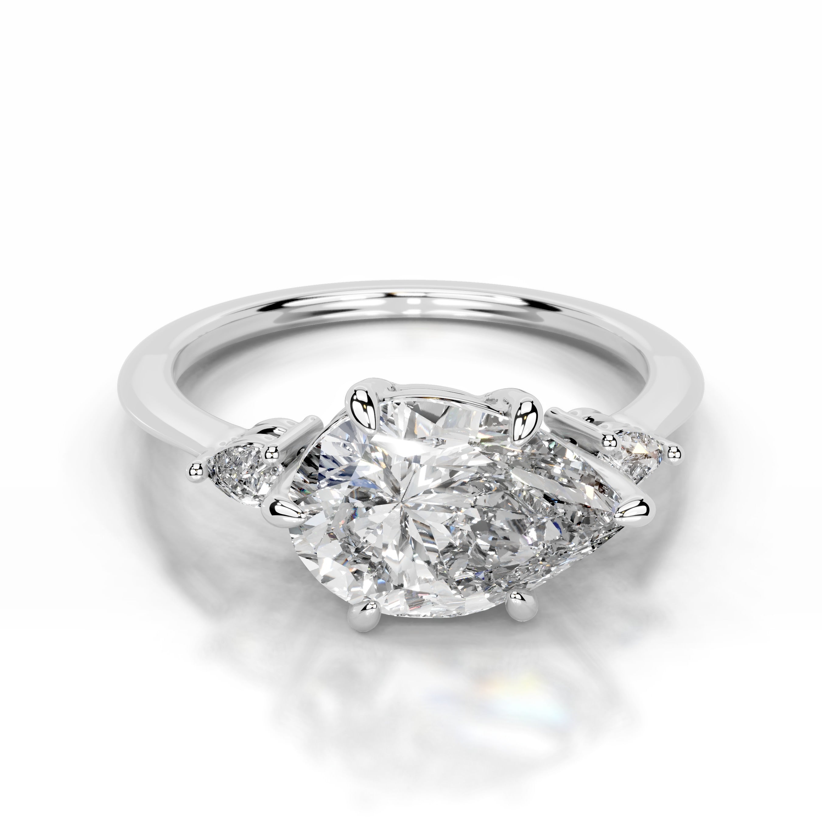 Maura Lab Grown Diamond Ring - Platinum