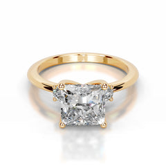 Blanca Lab Grown Diamond Ring - 18K Yellow Gold