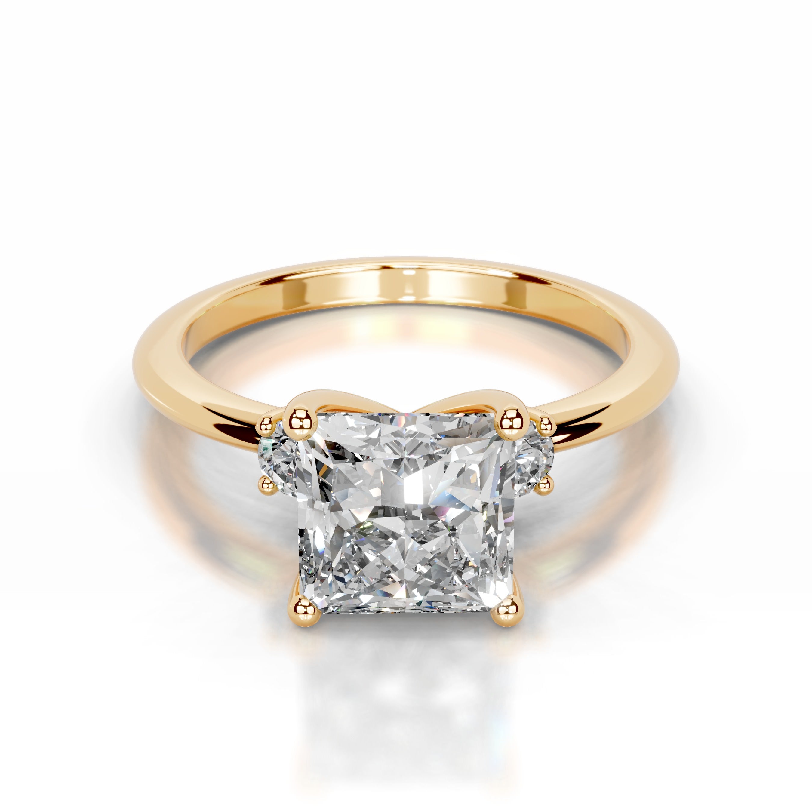 Blanca Lab Grown Diamond Ring - 18K Yellow Gold