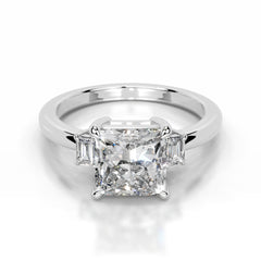 Luz Lab Grown Diamond Ring - 14K White Gold