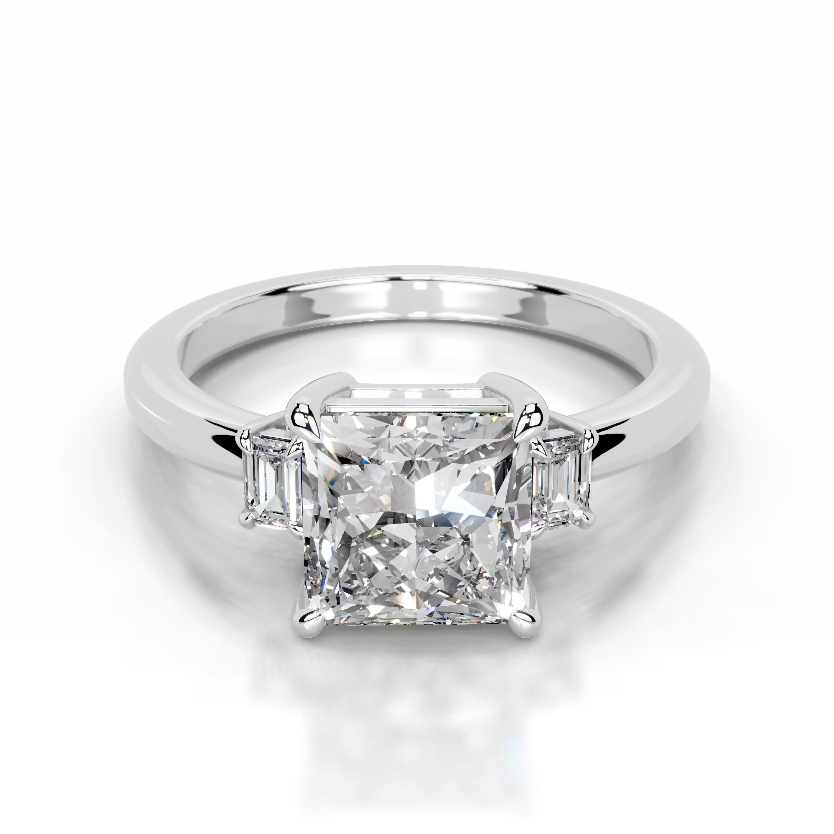 Luz Lab Grown Diamond Ring - 14K White Gold