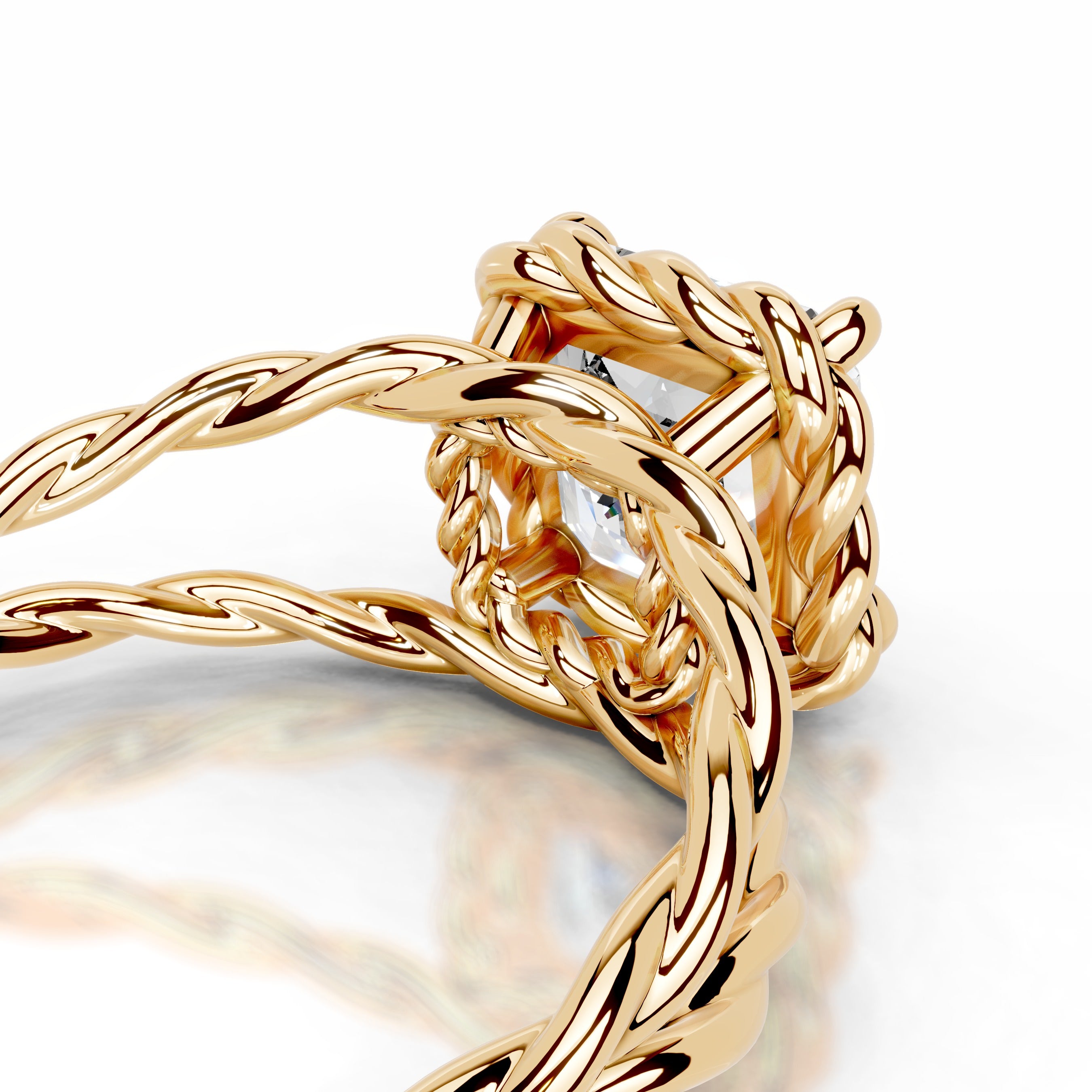 Yul Lab Grown Diamond Ring - 18K Yellow Gold