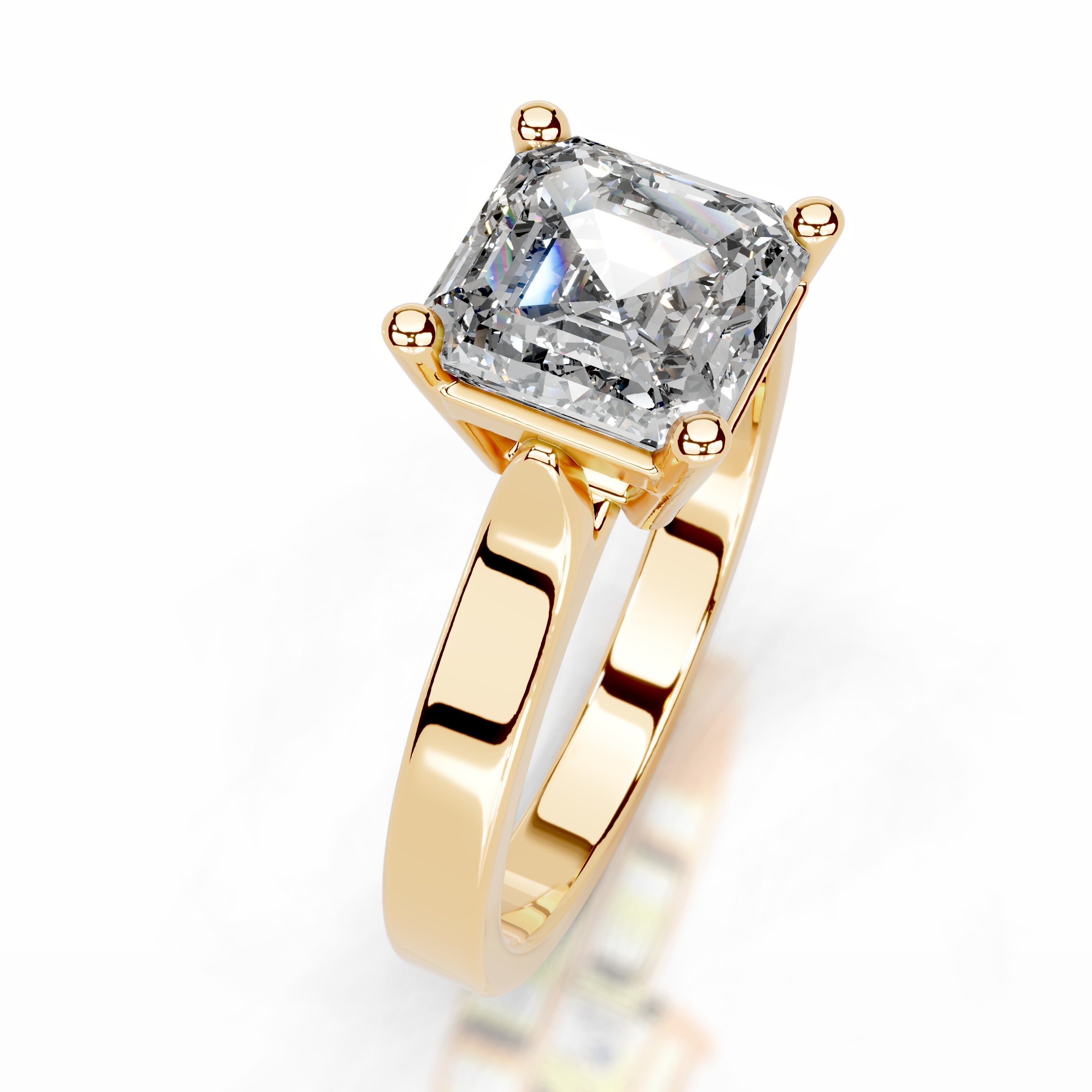 Daisy Lab Grown Diamond Ring - 18K Yellow Gold