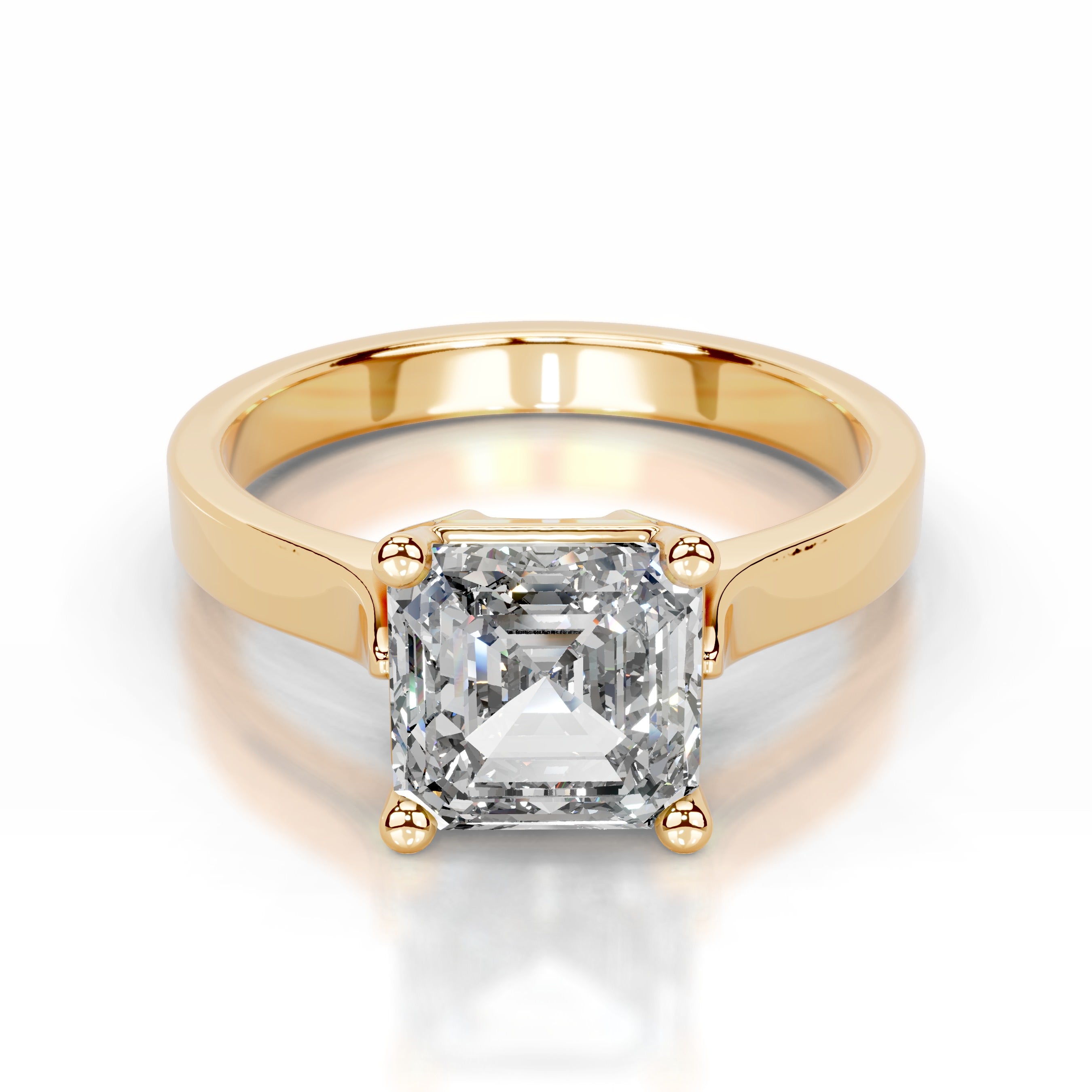 Daisy Lab Grown Diamond Ring - 18K Yellow Gold