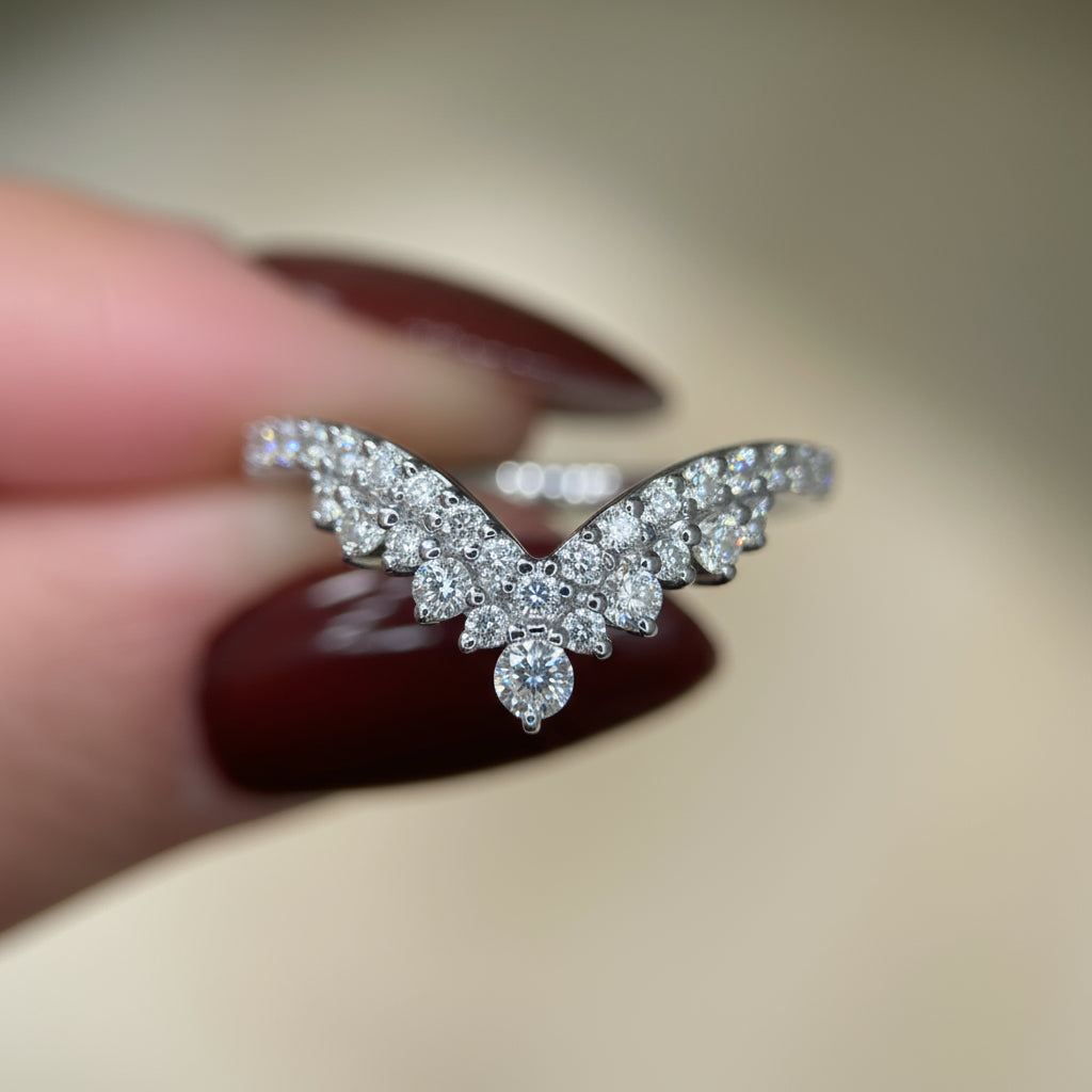 Mia Lab Grown Diamond Wedding Ring (0.50 Carat) -14K White Gold (RTS)