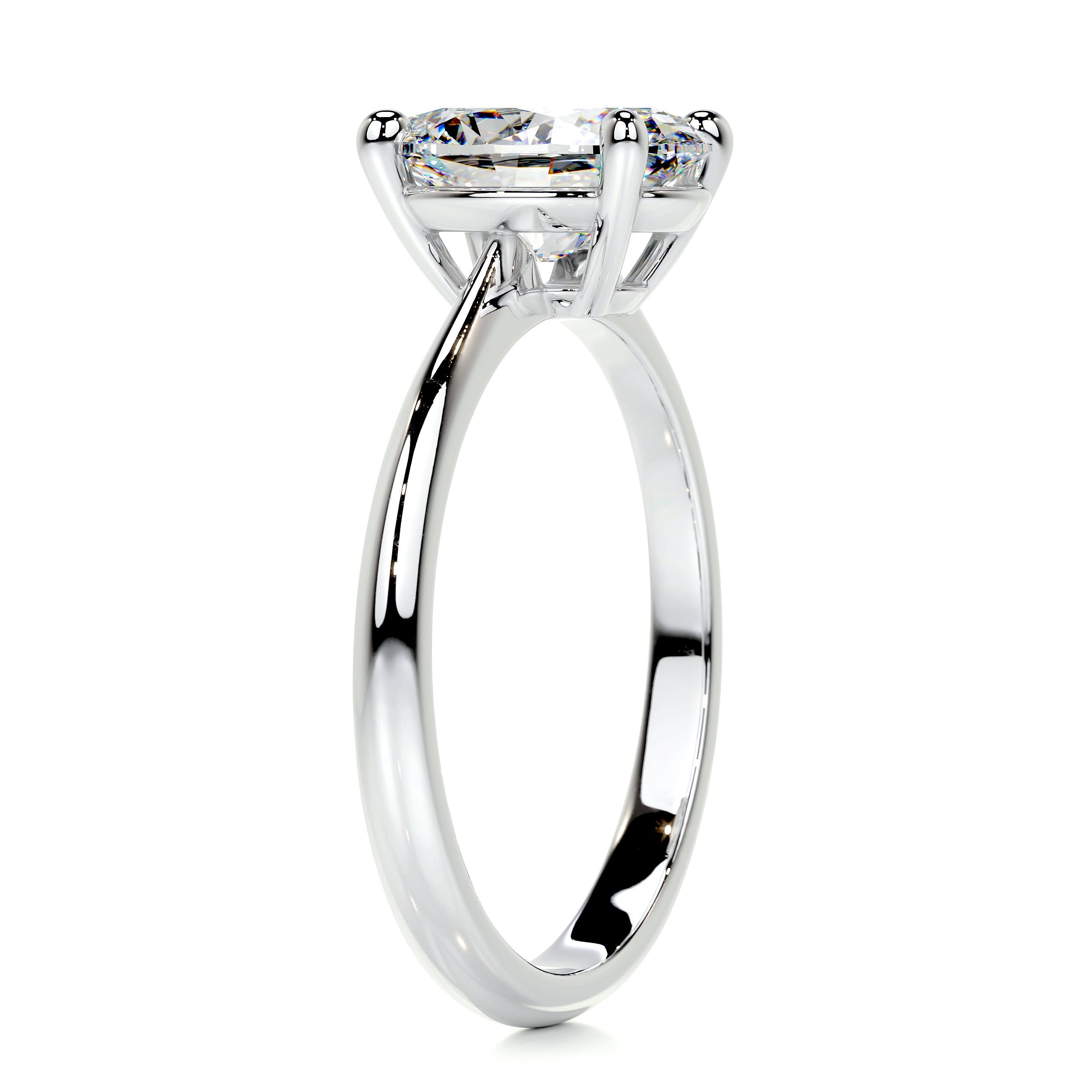 Julia Moissanite Ring -14K White Gold (RTS)