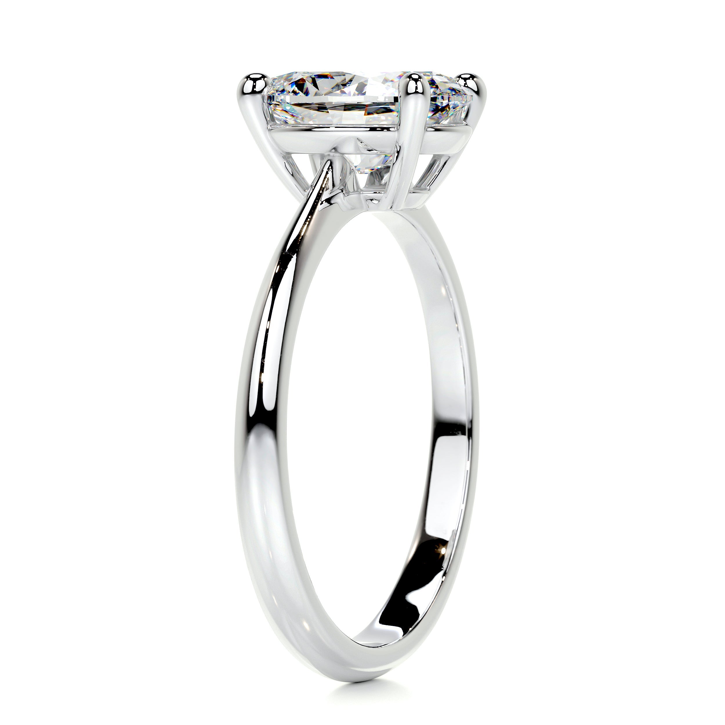 Julia Moissanite Ring -Platinum (RTS)