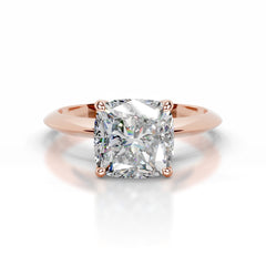Evie Moissanite Ring - 14K Rose Gold