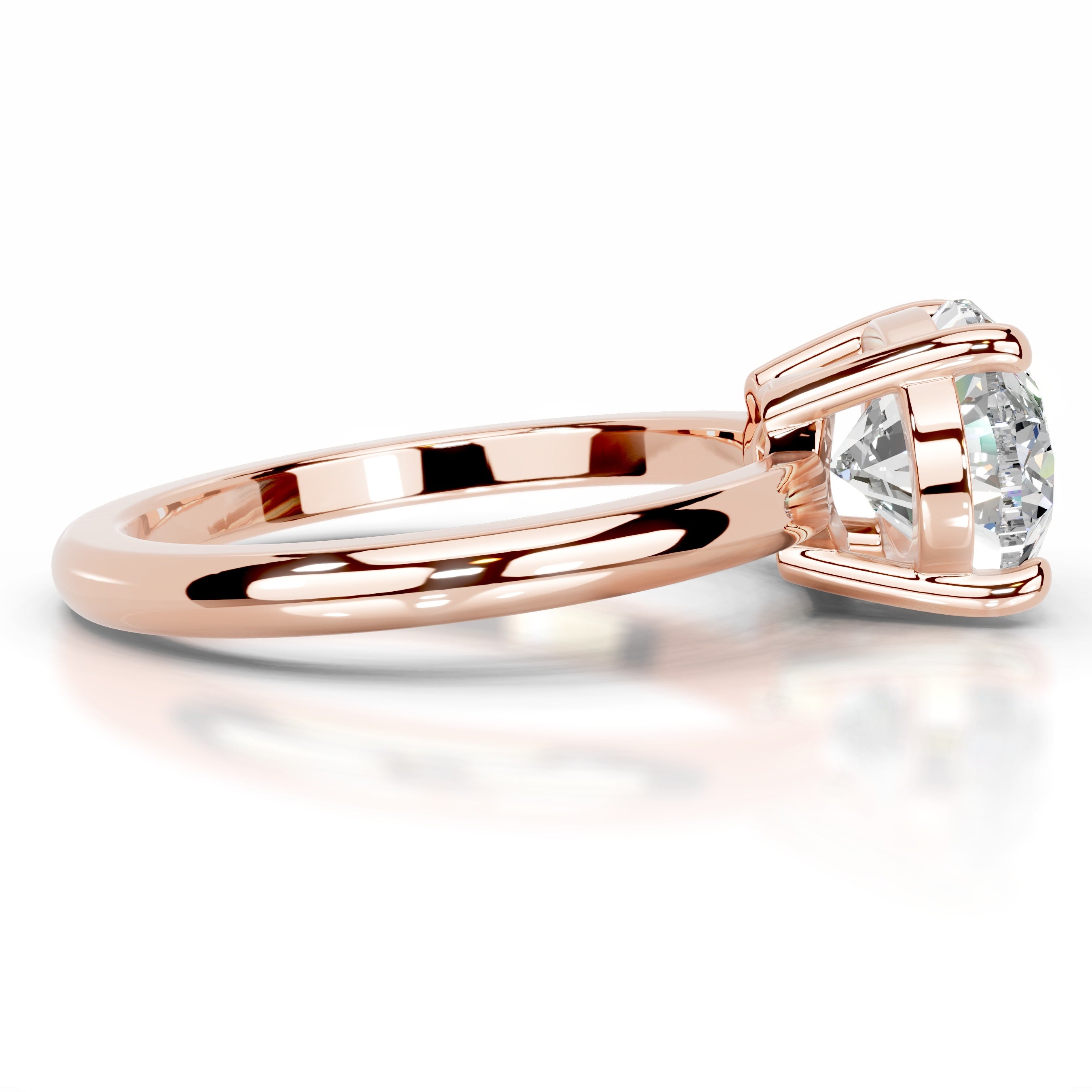 Miriam Moissanite Ring - 14K Rose Gold