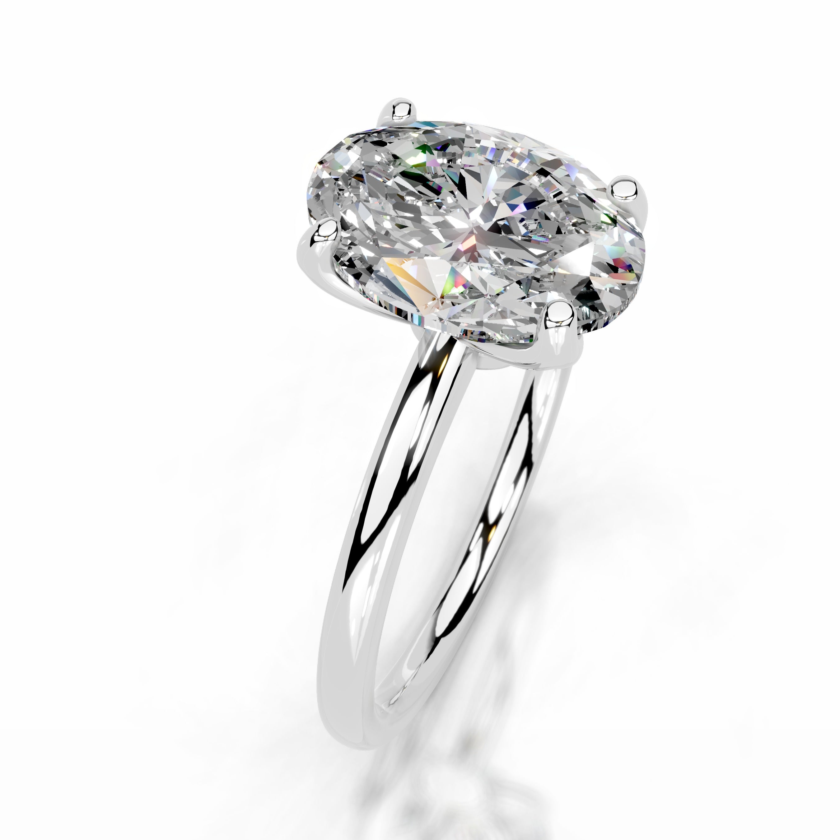 Phoenix Moissanite Ring - Platinum