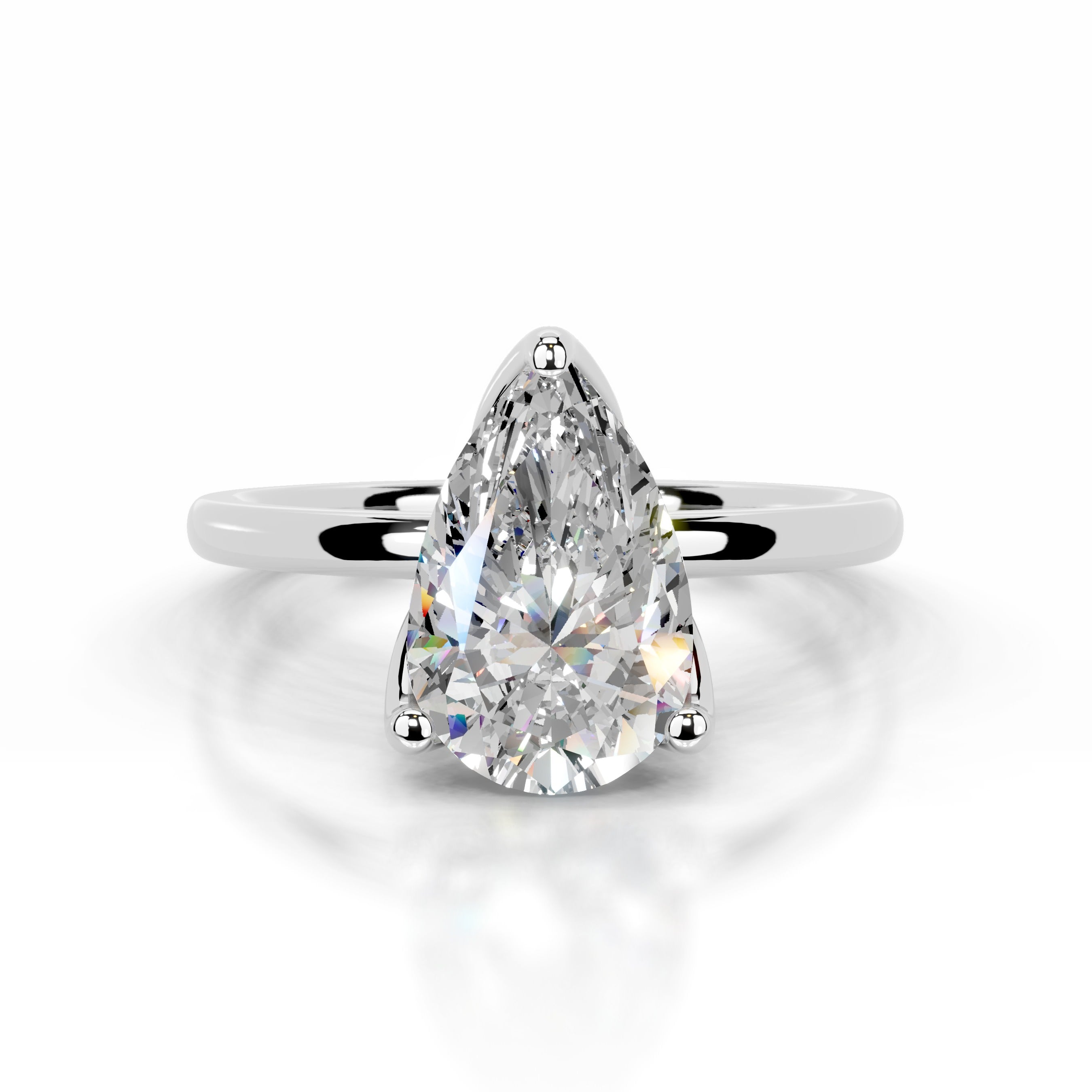 Phoenix Moissanite Ring - Platinum