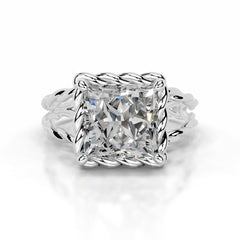 Yul Moissanite Ring - Platinum