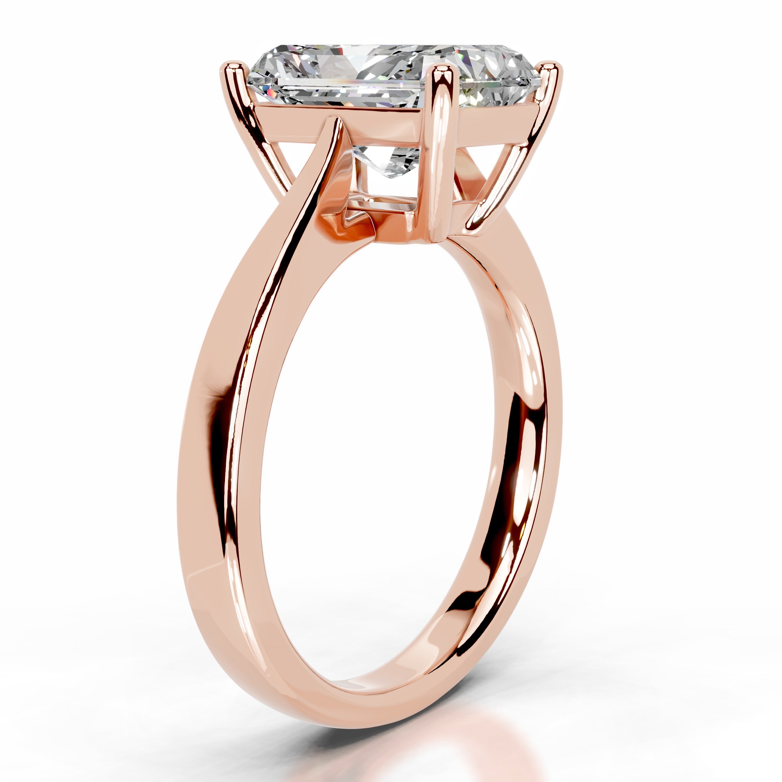 Mariana Moissanite Ring - 14K Rose Gold