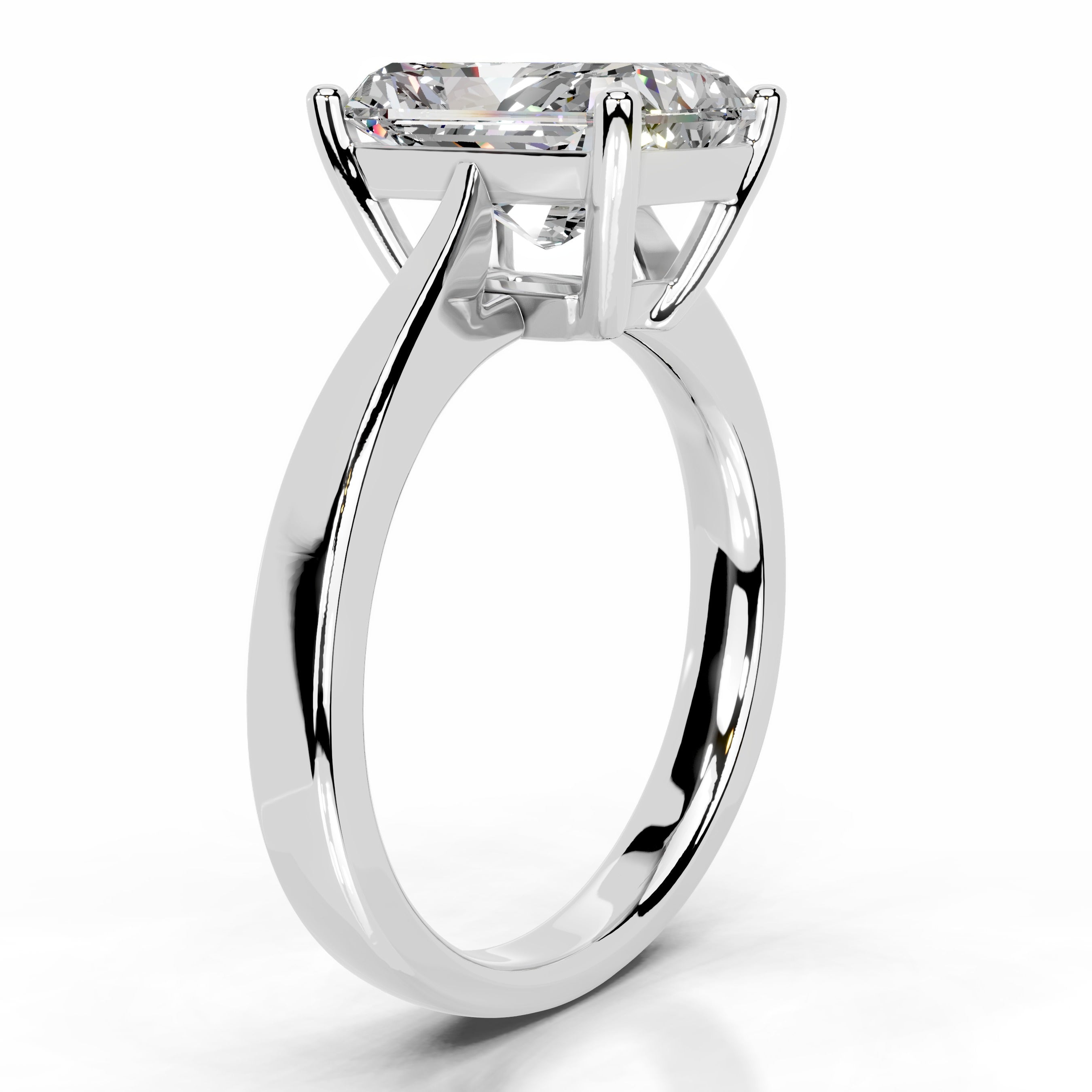 Mariana Moissanite Ring - 14K White Gold