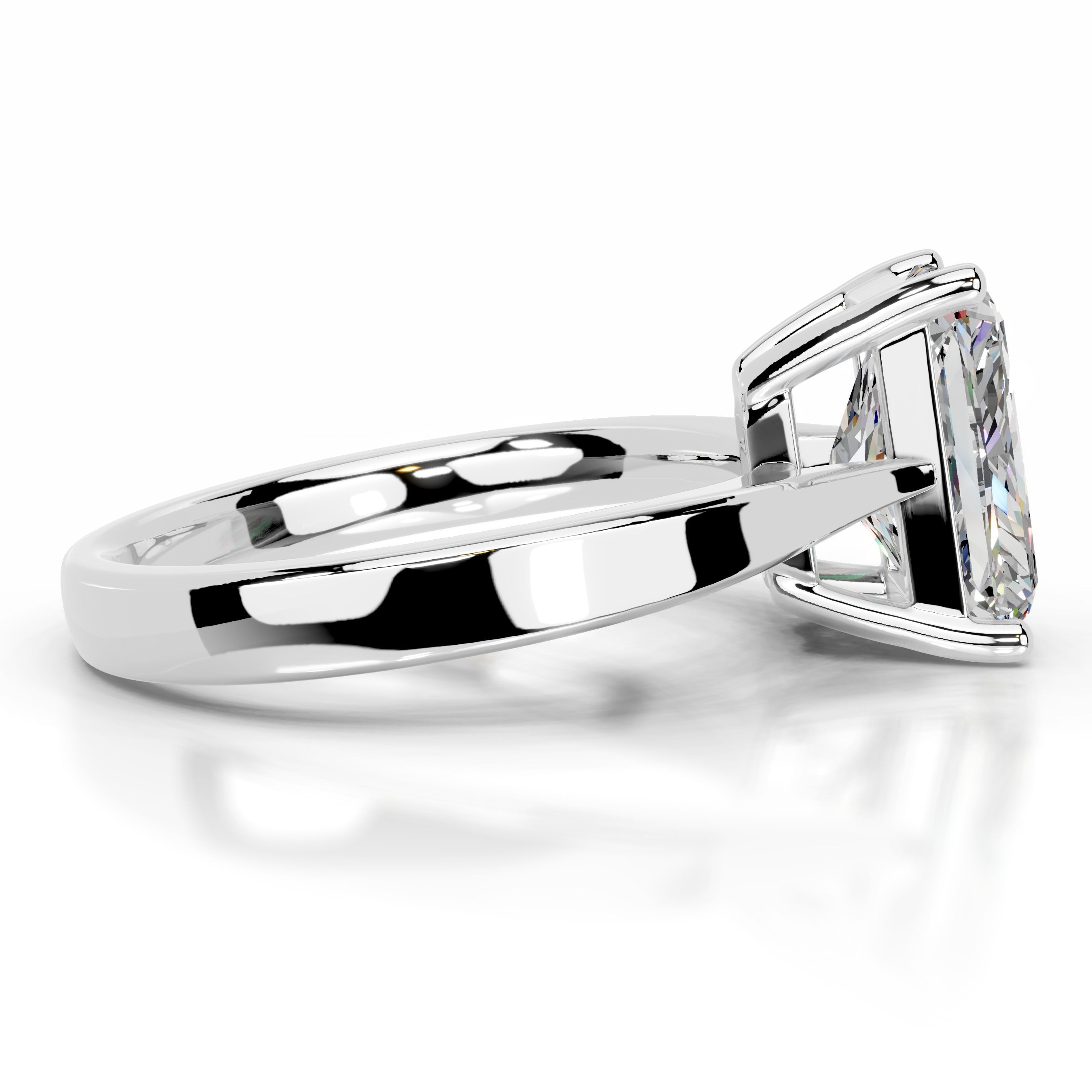 Mariana Moissanite Ring - 14K White Gold