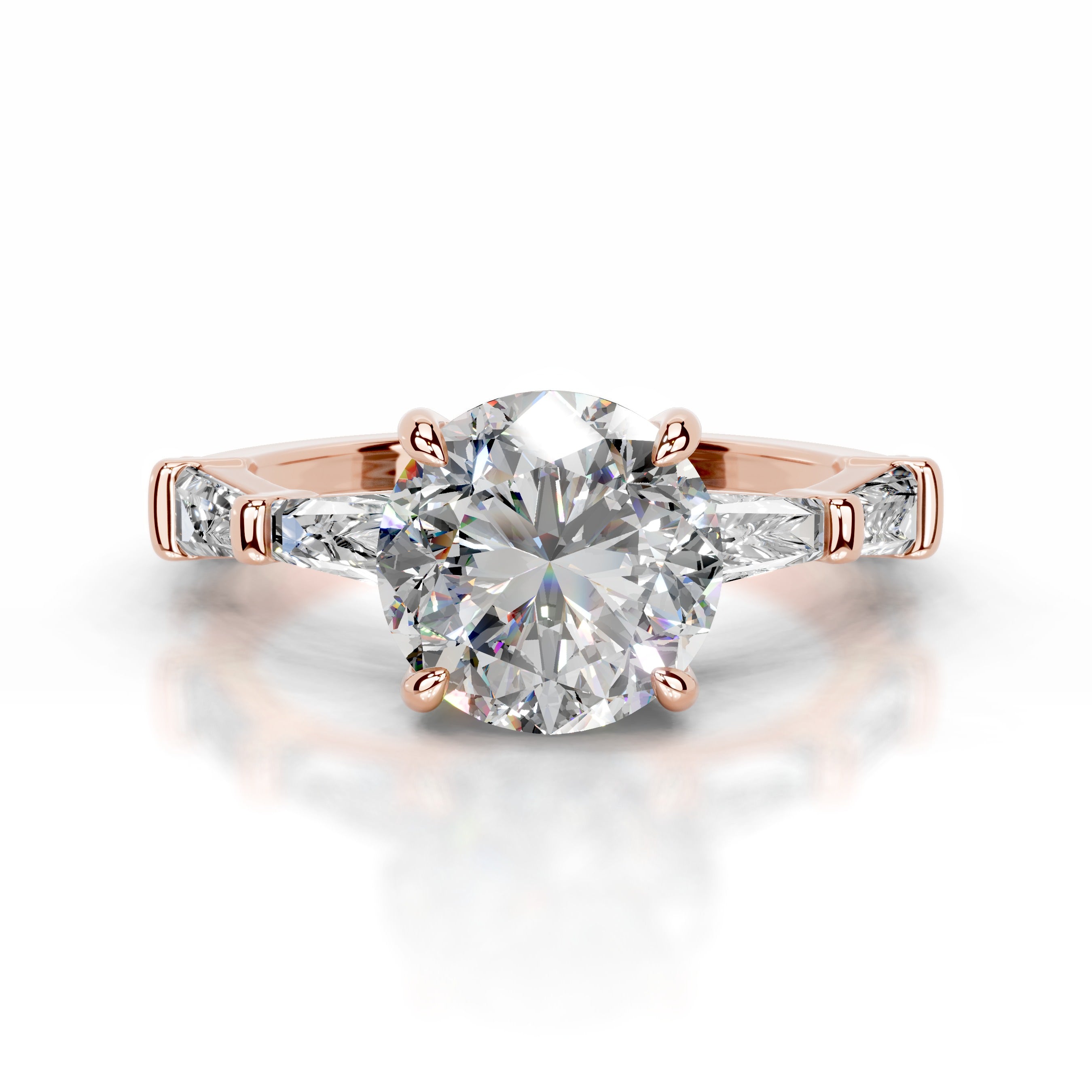 Nidia Moissanite & Diamonds  - 14K Rose Gold