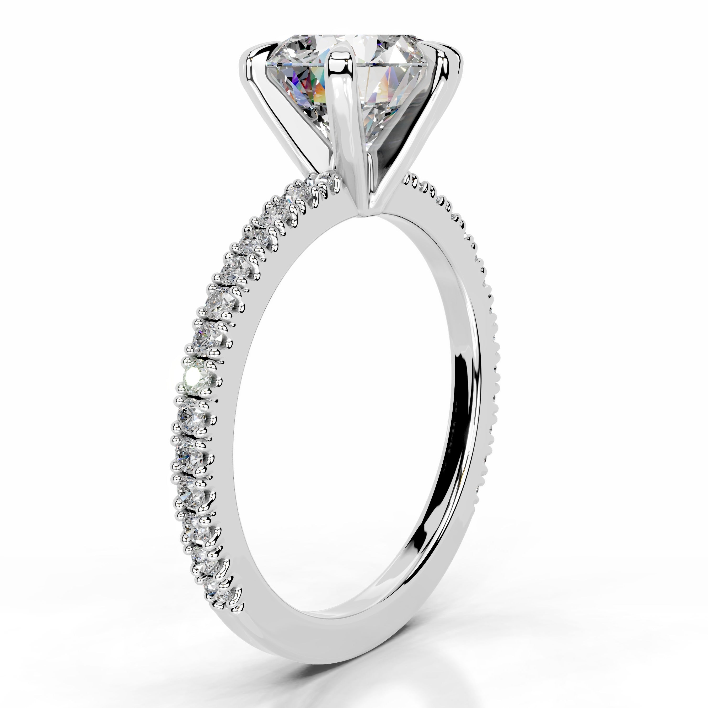 Luisana Moissanite & Diamonds  - 14K White Gold