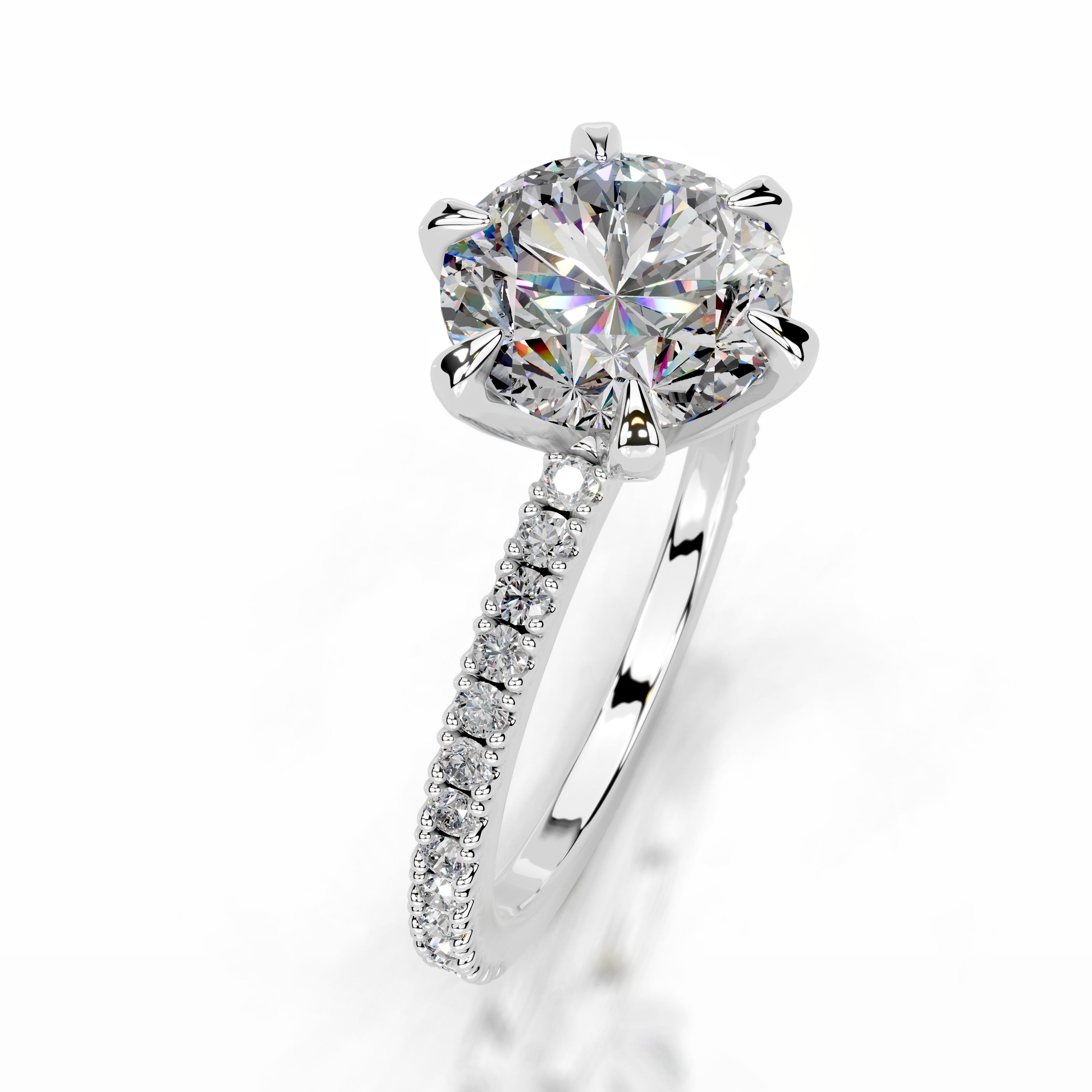 Luisana Moissanite & Diamonds  - 14K White Gold