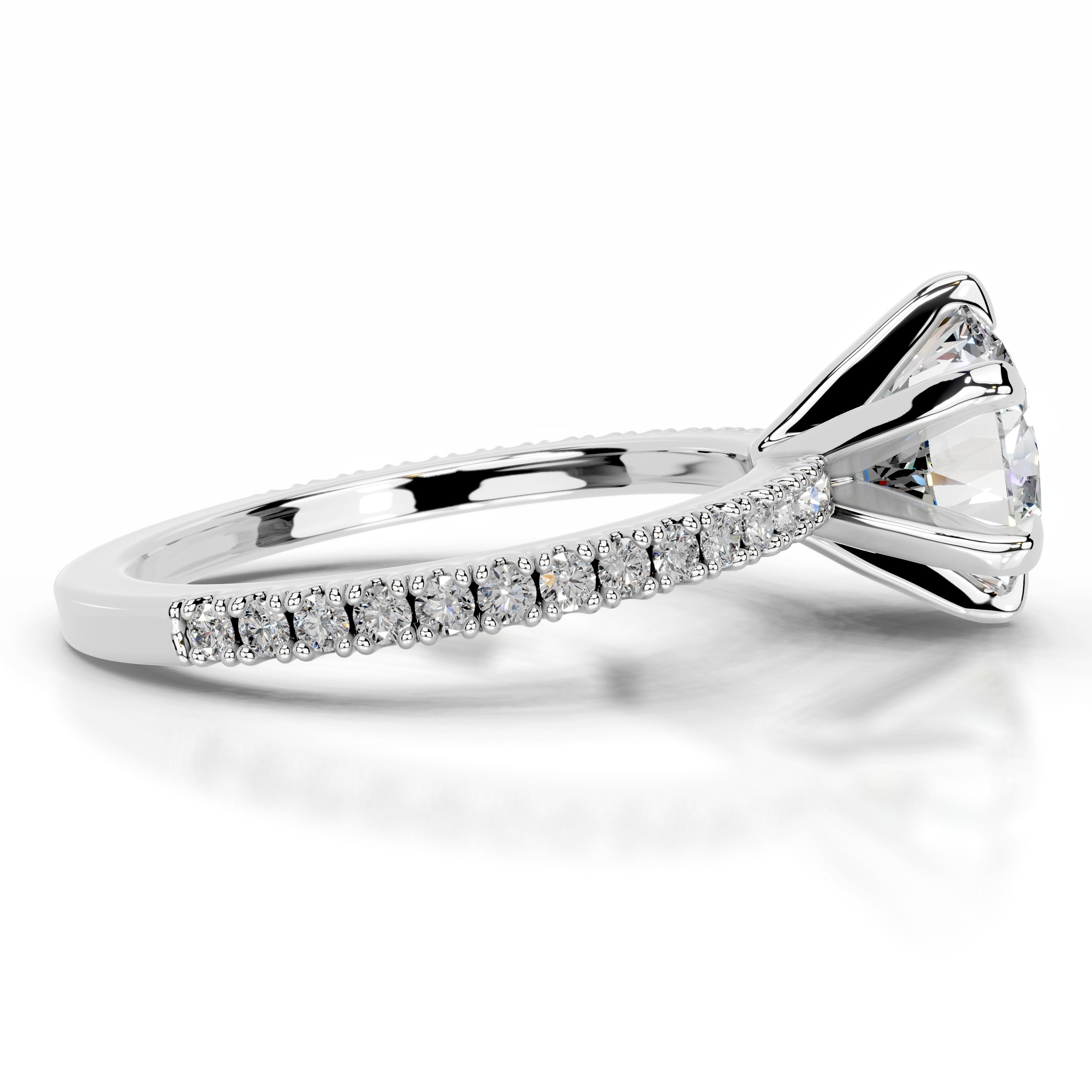 Luisana Moissanite & Diamonds  - 14K White Gold