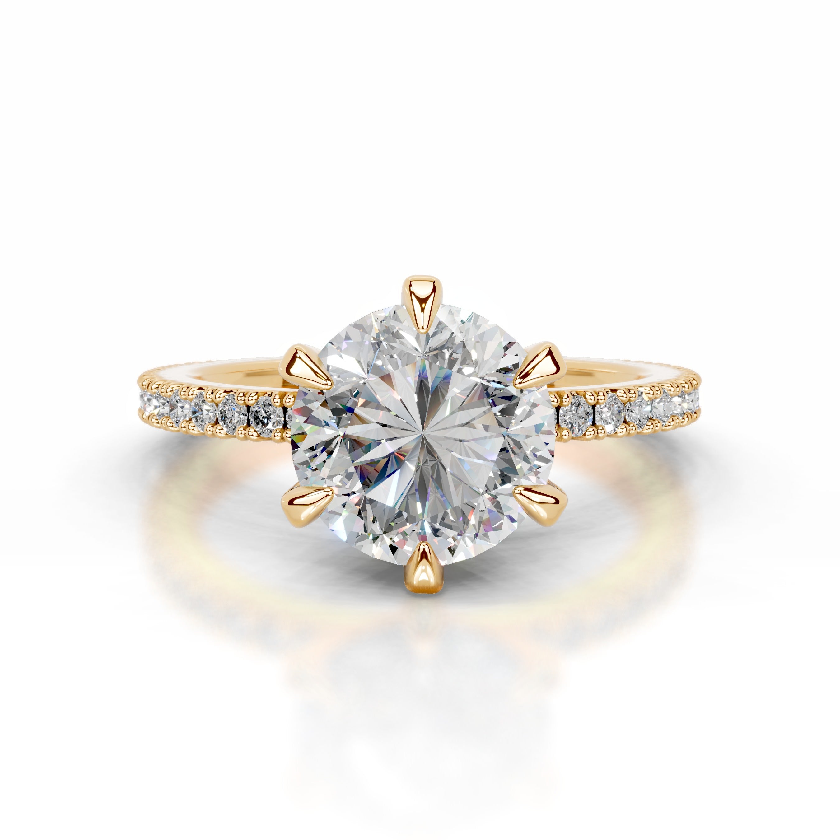 Luisana Moissanite & Diamonds  - 18K Yellow Gold