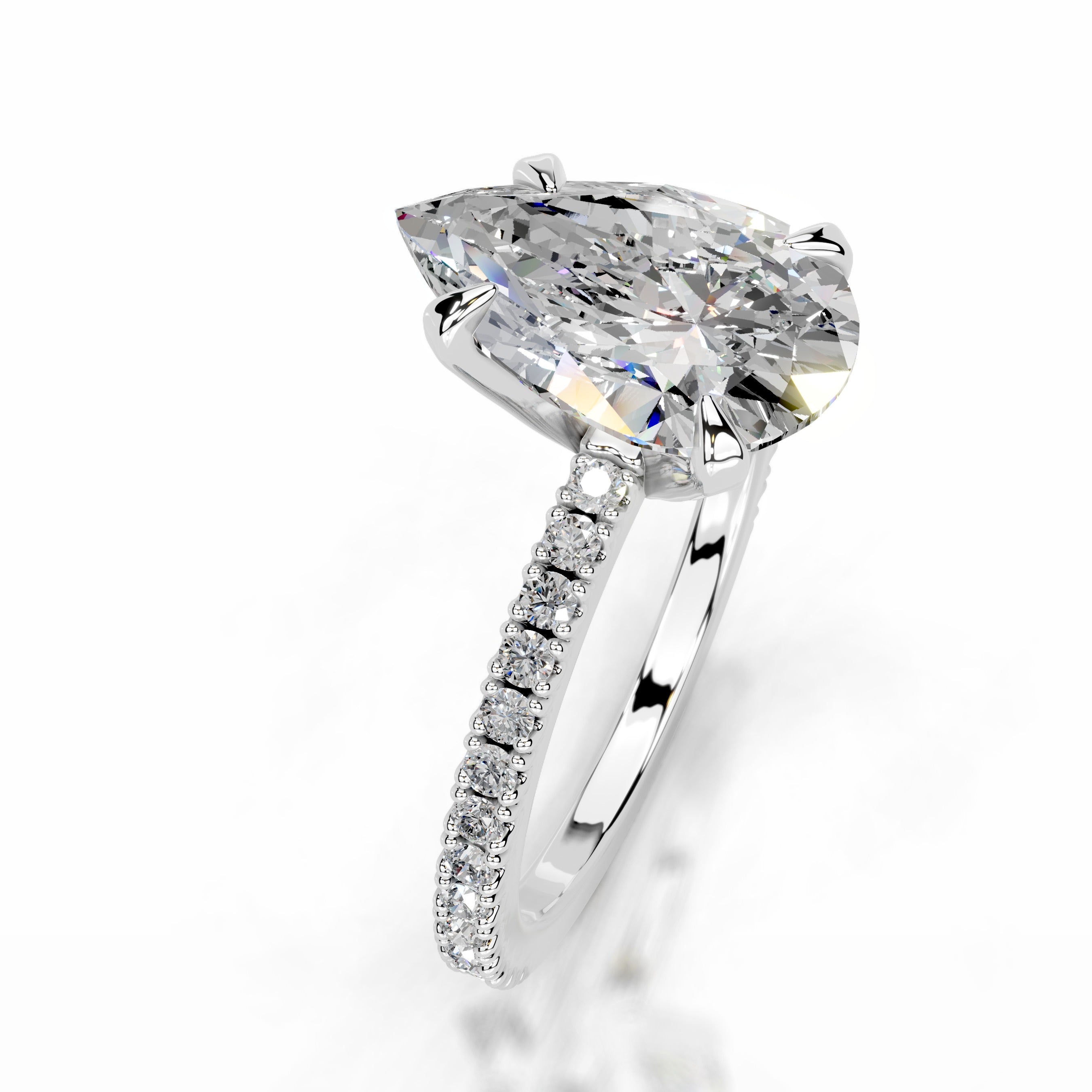 Luisana Moissanite & Diamonds  - 14K White Gold