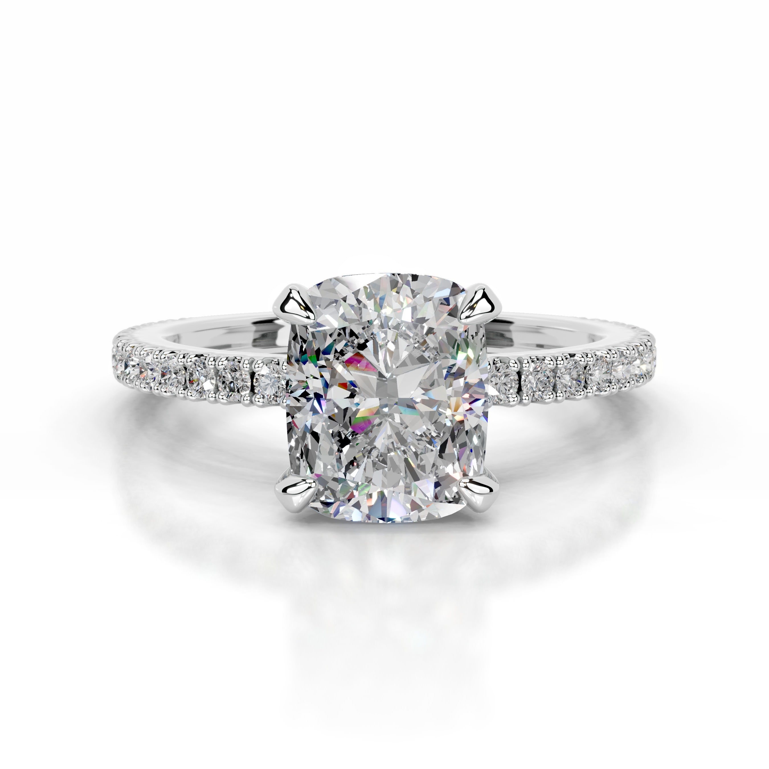 Luisana Moissanite & Diamonds  - 14K White Gold