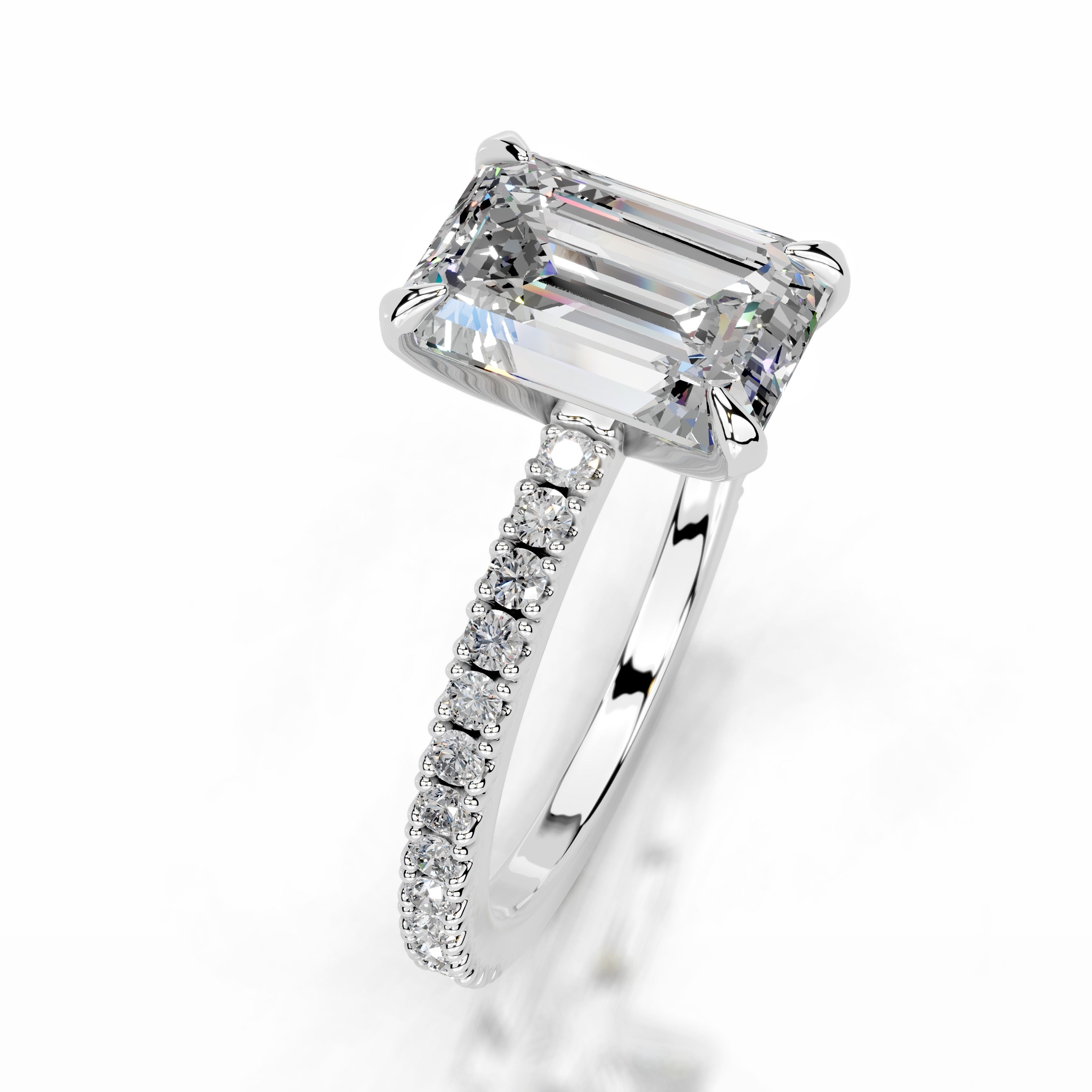 Luisana Moissanite & Diamonds  - 14K White Gold