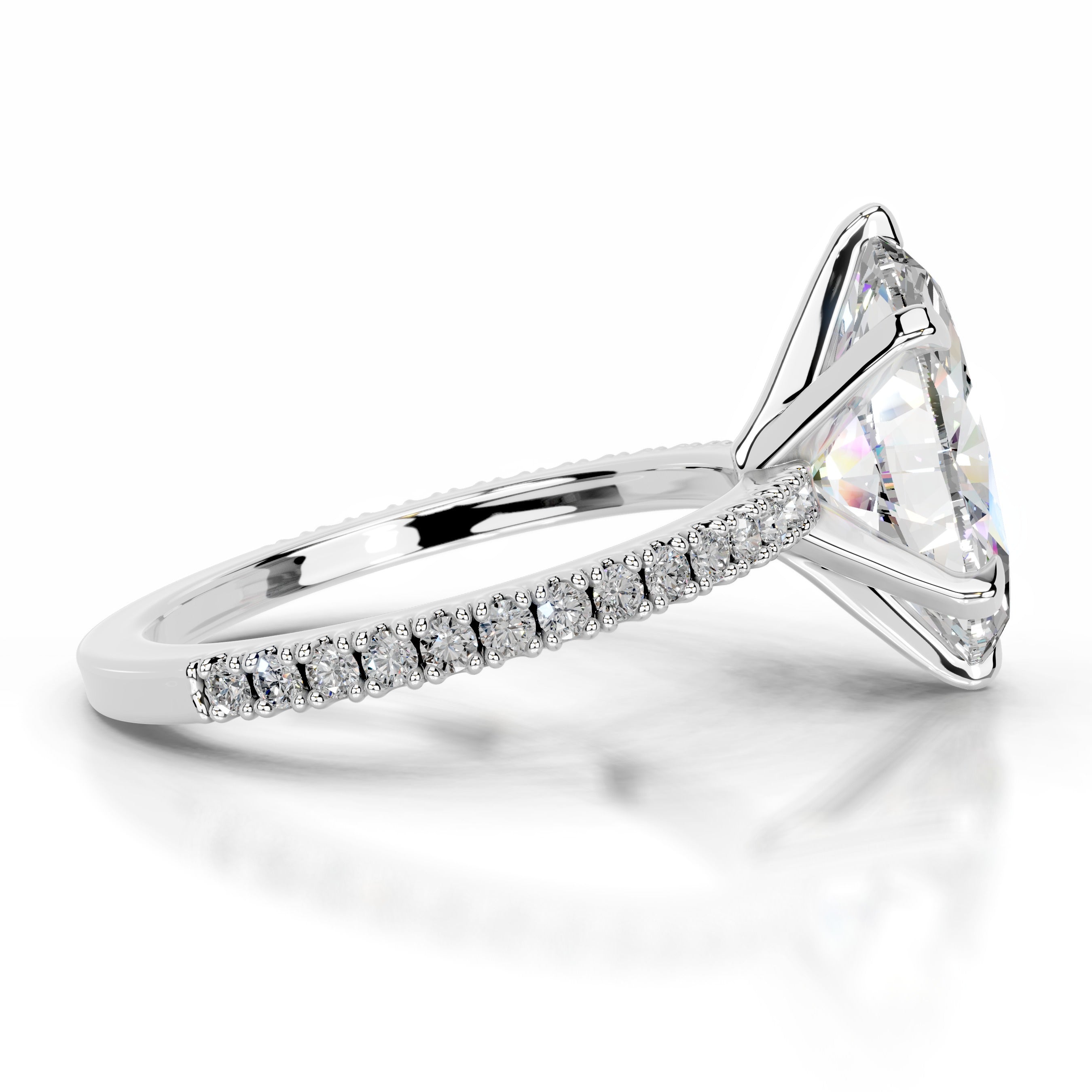 Luisana Moissanite & Diamonds  - 14K White Gold