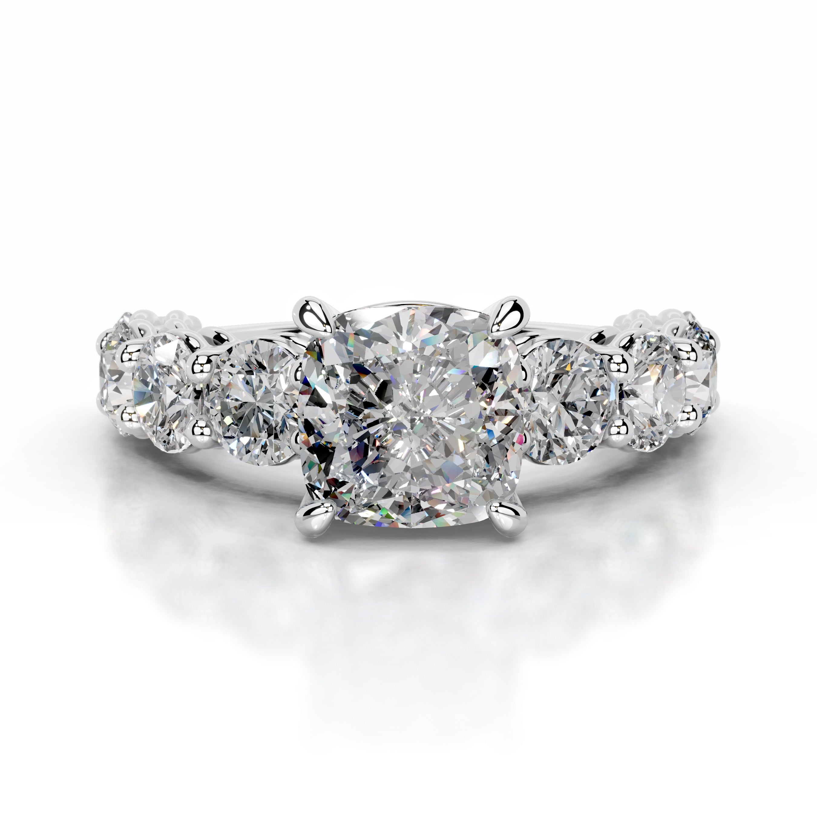 Odin Moissanite & Diamonds  - 14K White Gold