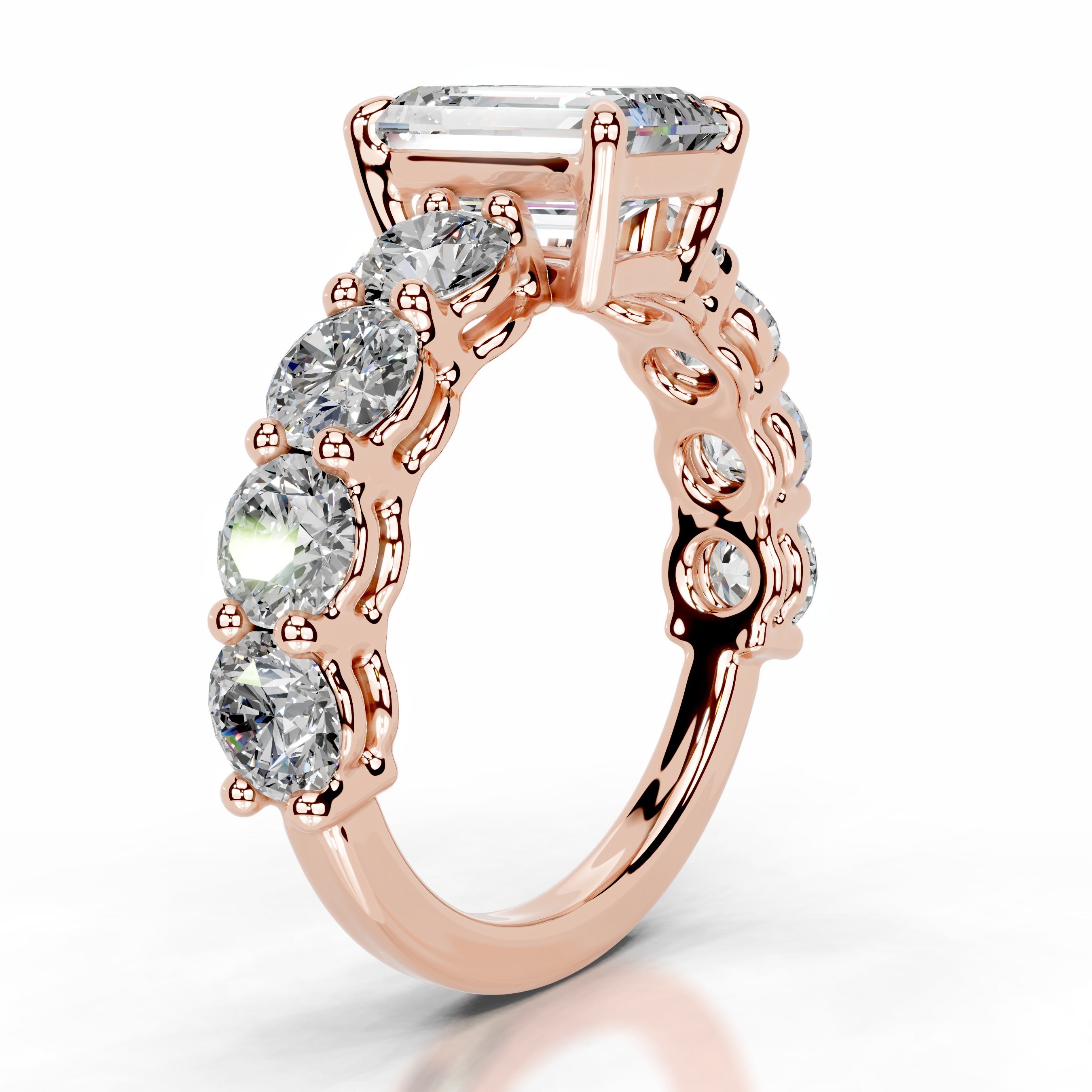 Odin Moissanite & Diamonds  - 14K Rose Gold