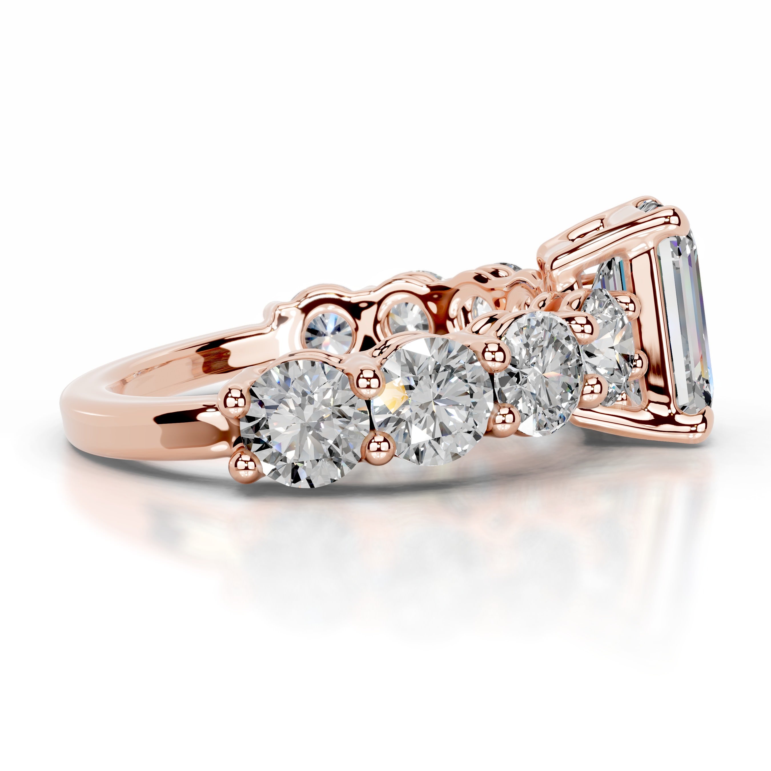 Odin Moissanite & Diamonds  - 14K Rose Gold