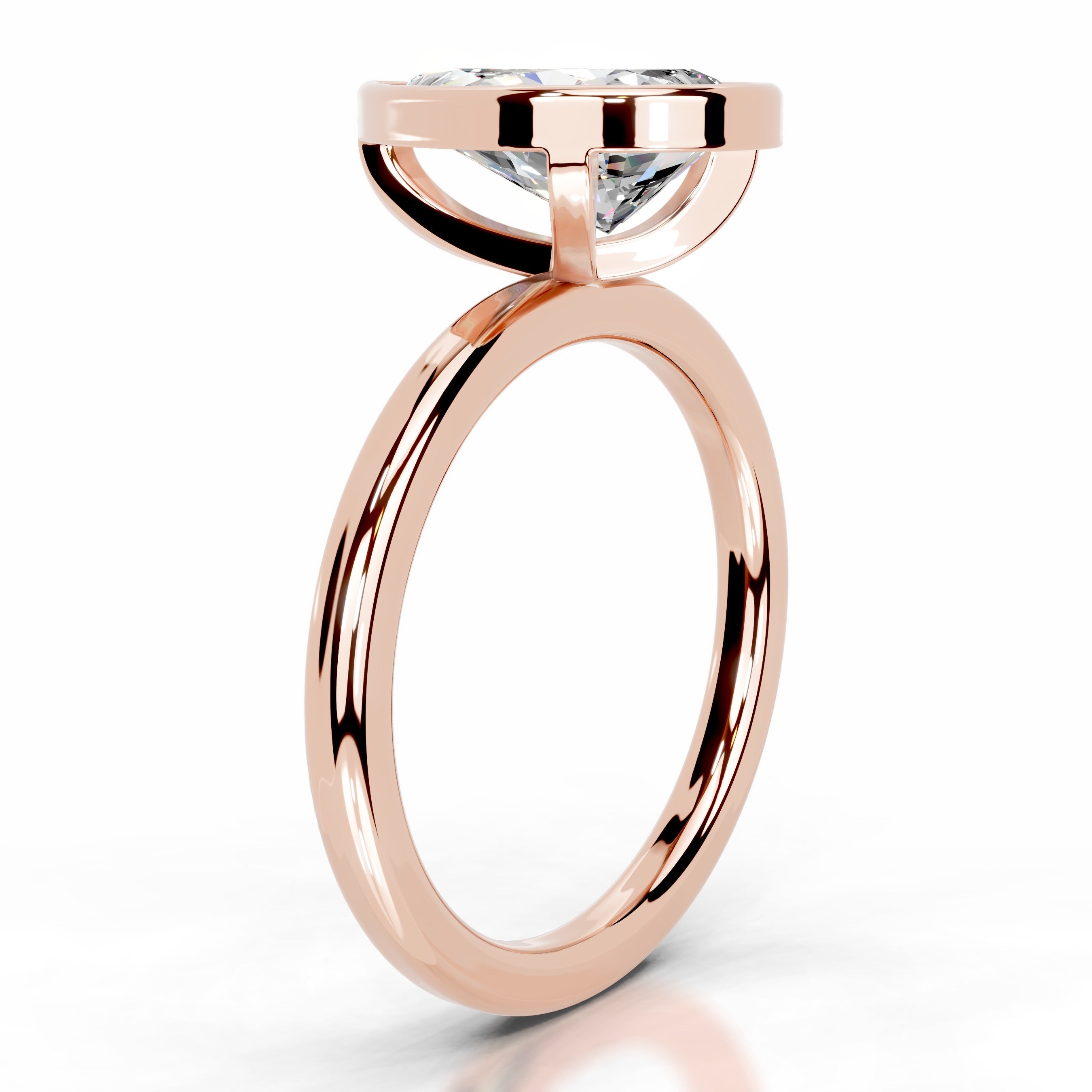 Dima  Moissanite  - 14K Rose Gold