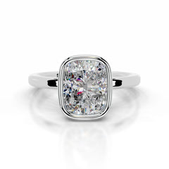 Dima Moissanite Ring - Platinum