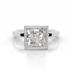 Dima Moissanite Ring - Platinum