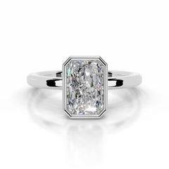 Dima Moissanite Ring - Platinum