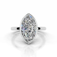 Dima Moissanite Ring - Platinum