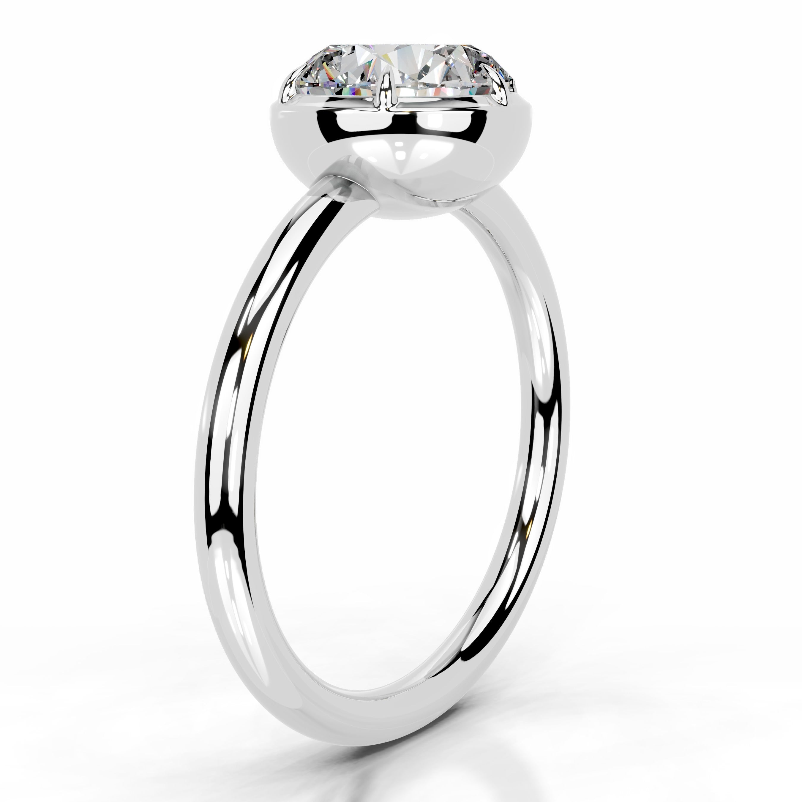 Narcisa  Moissanite  - 14K White Gold